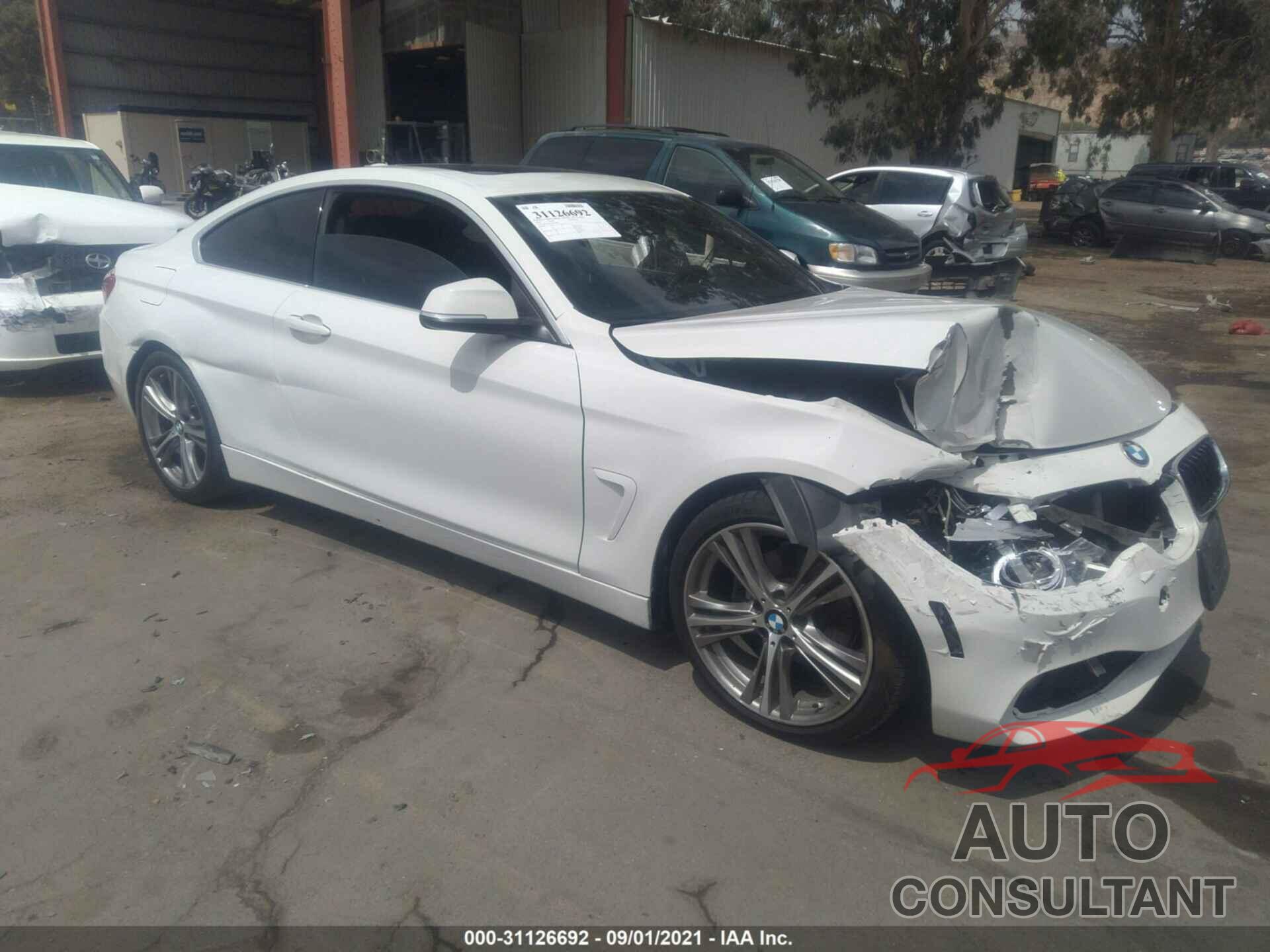 BMW 4 SERIES 2016 - WBA3N7C55GK226089