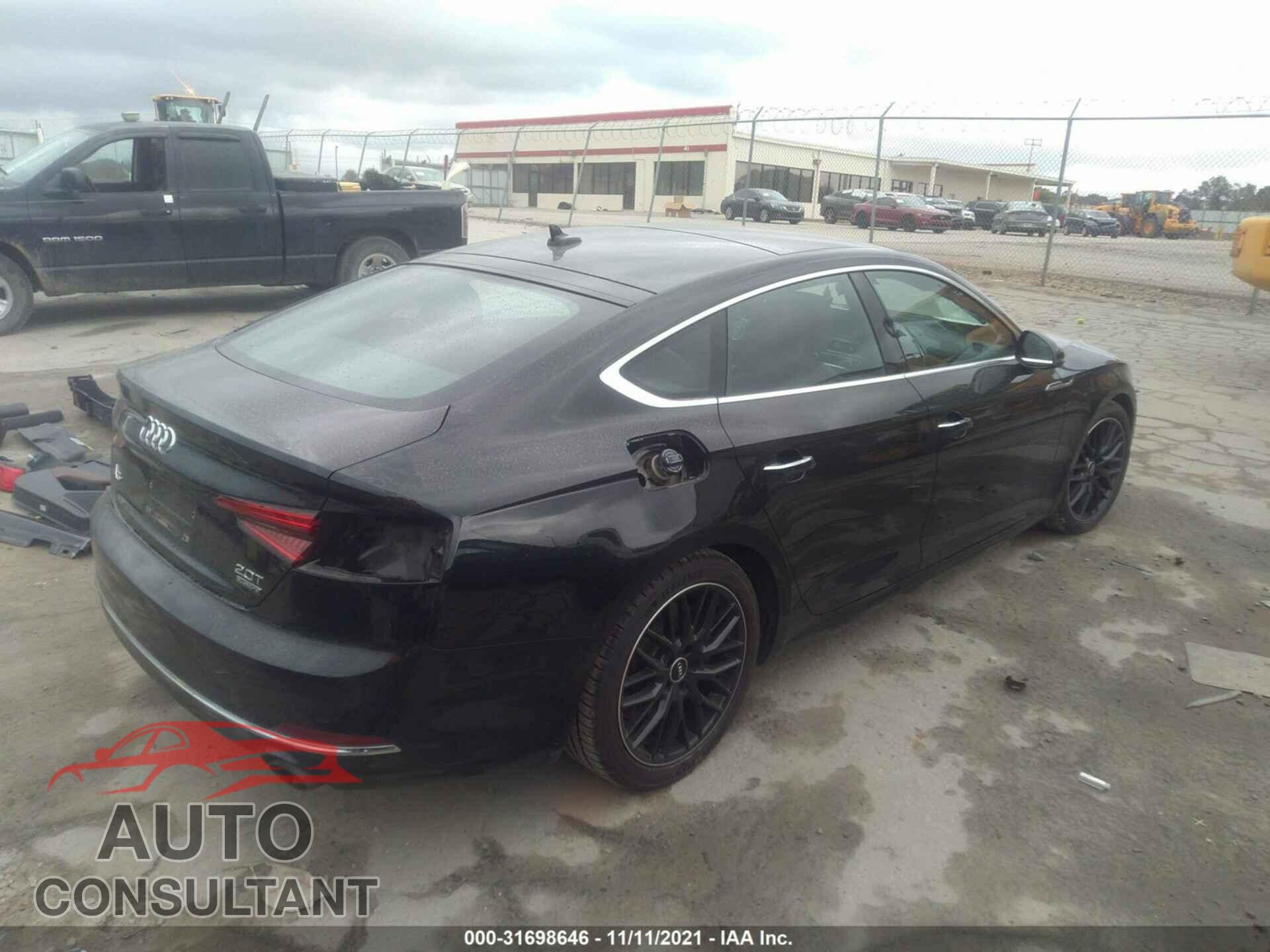AUDI A5 SPORTBACK 2018 - WAUANCF53JA003493