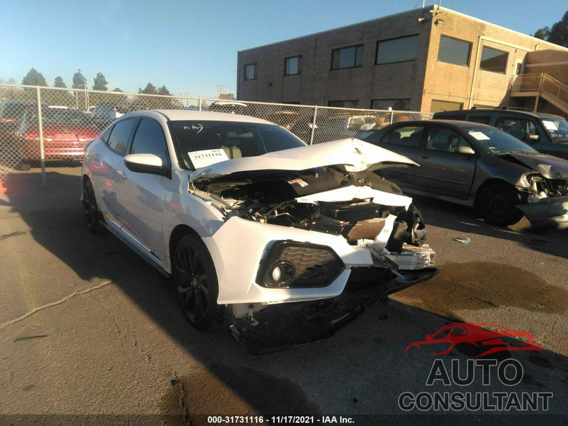 HONDA CIVIC HATCHBACK 2017 - SHHFK7H45HU409434