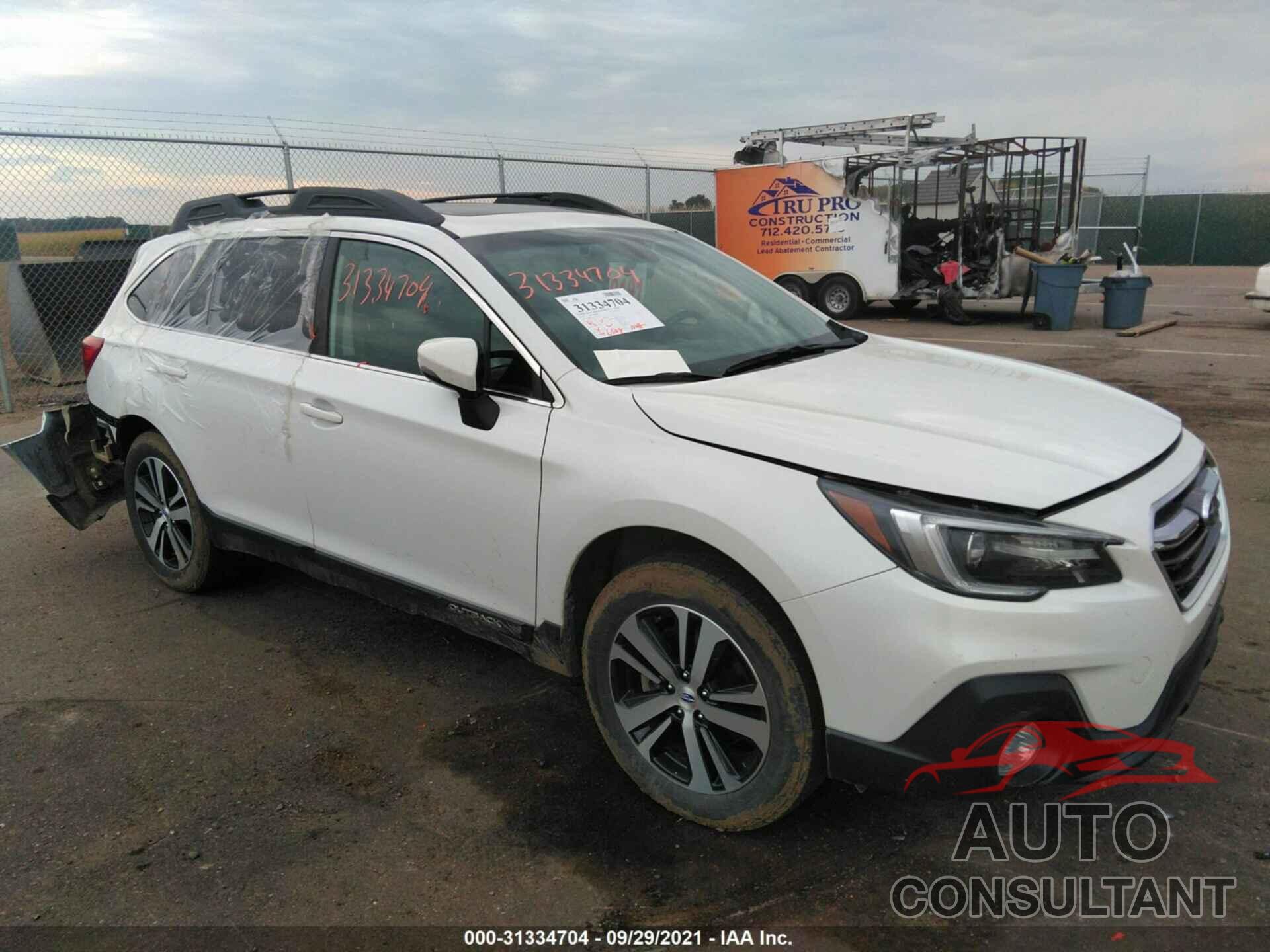 SUBARU OUTBACK 2019 - 4S4BSANC3K3315979