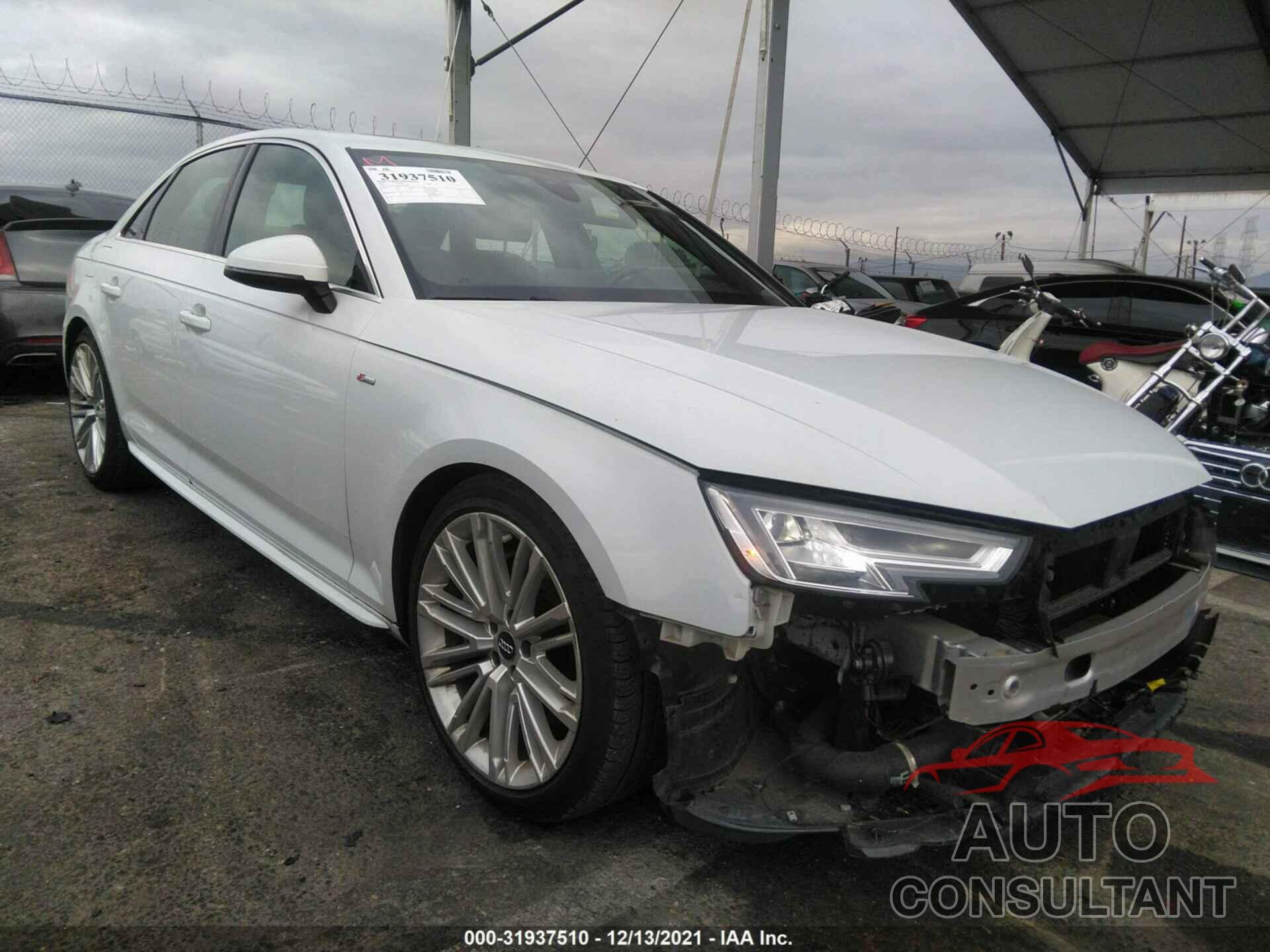 AUDI A4 2019 - WAUENAF44KN020049