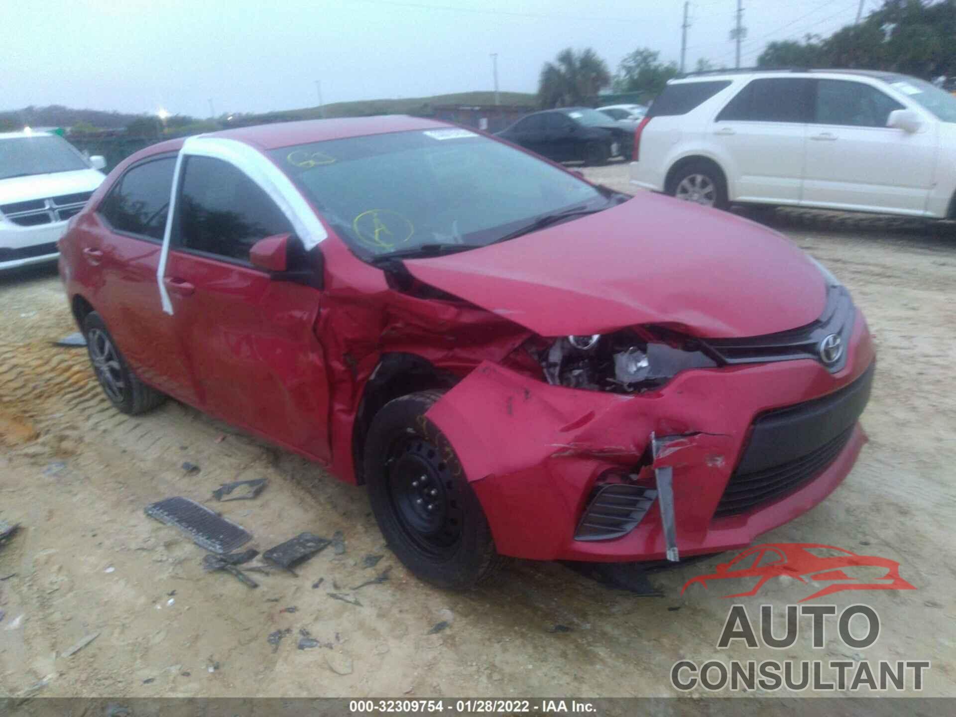 TOYOTA COROLLA 2016 - 2T1BURHE6GC696767