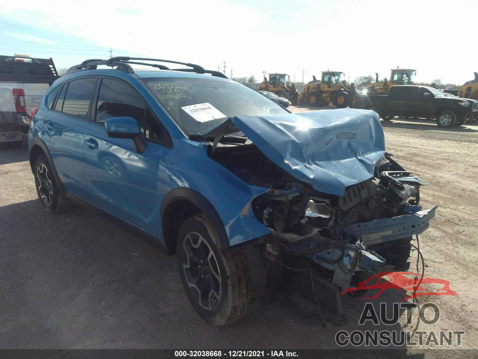 SUBARU CROSSTREK 2016 - JF2GPABC9G8296589