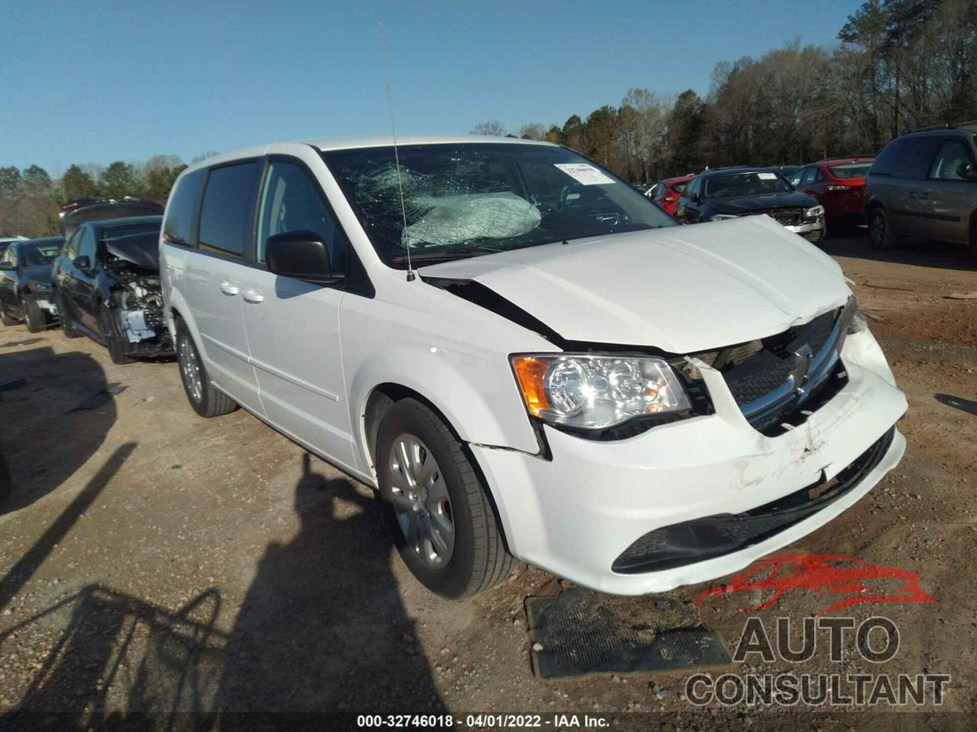 DODGE GRAND CARAVAN 2016 - 2C4RDGBG7GR356458