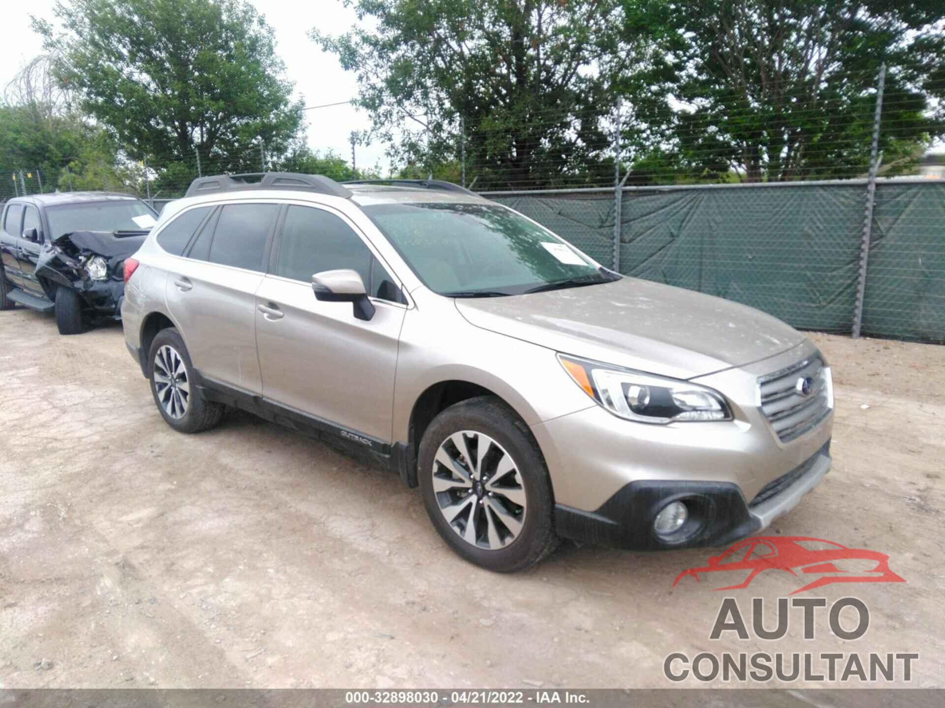 SUBARU OUTBACK 2017 - 4S4BSANC4H3438358