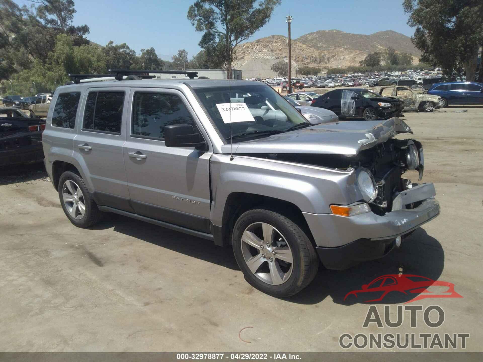 JEEP PATRIOT 2017 - 1C4NJPFA9HD119116