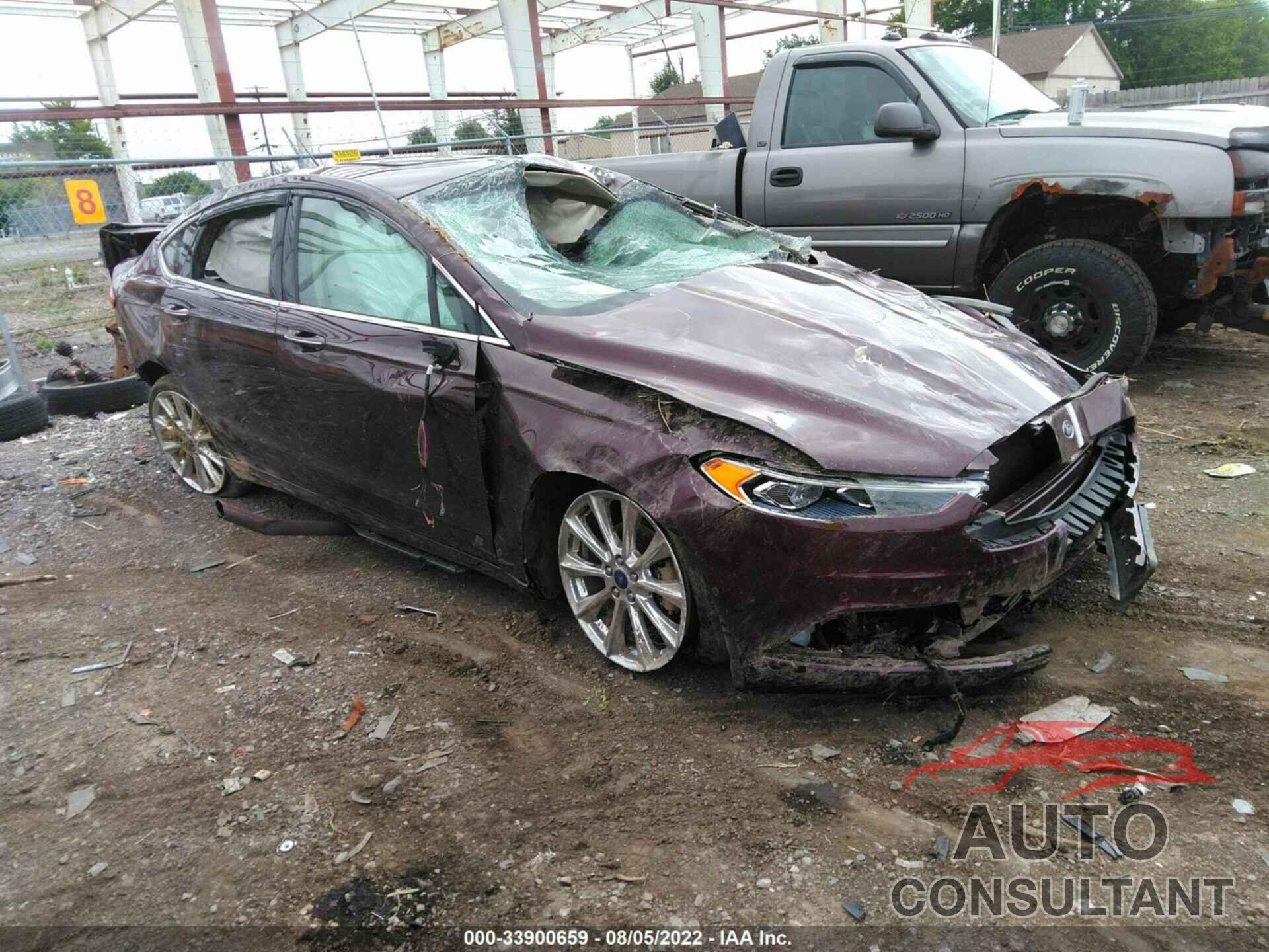 FORD FUSION 2017 - 3FA6P0K96HR177333