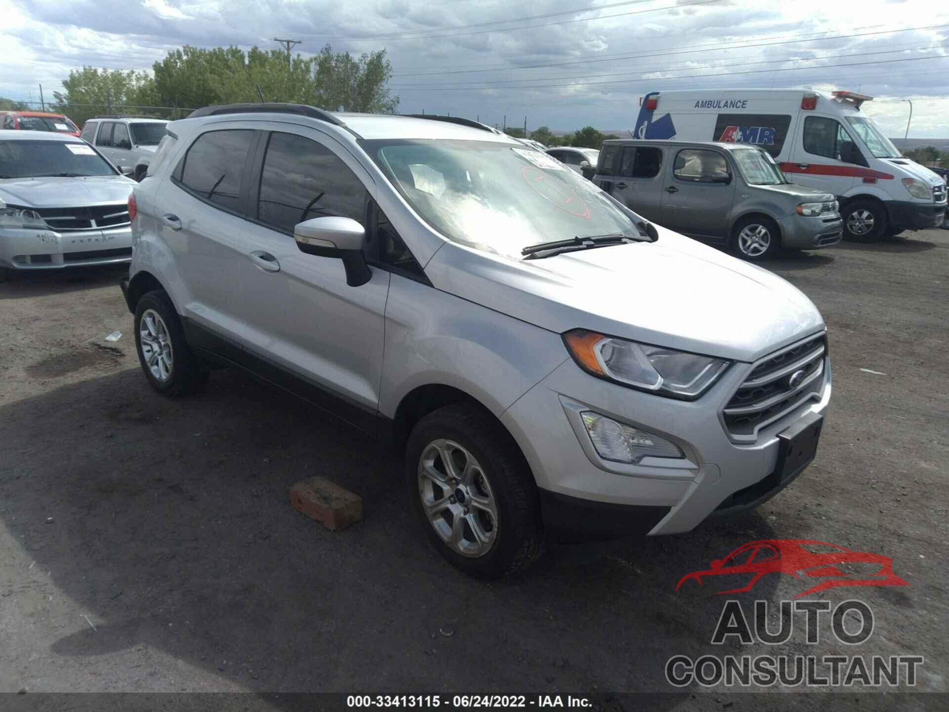 FORD ECOSPORT 2018 - MAJ6P1UL4JC222448