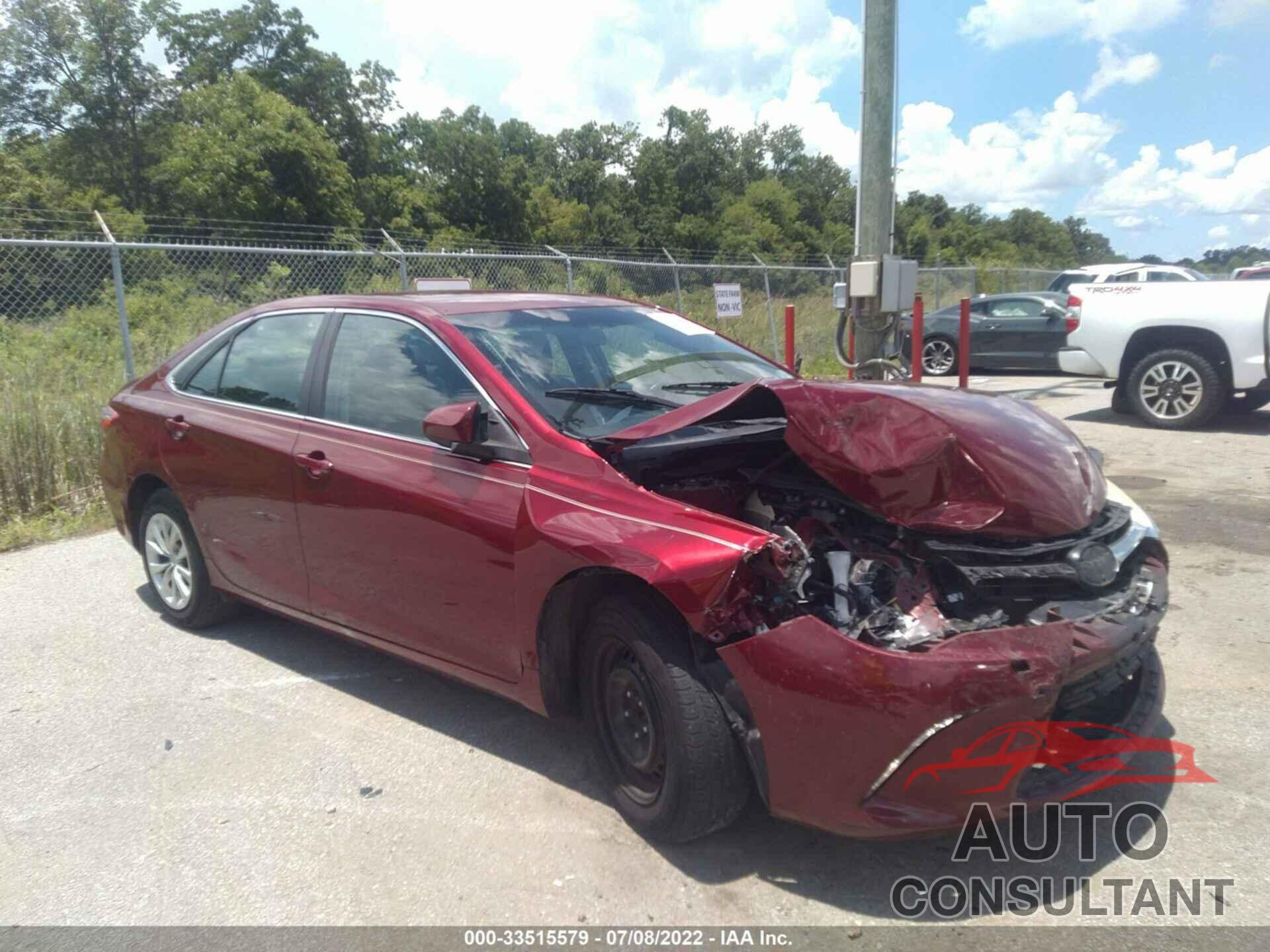 TOYOTA CAMRY 2016 - 4T1BF1FK6GU538321