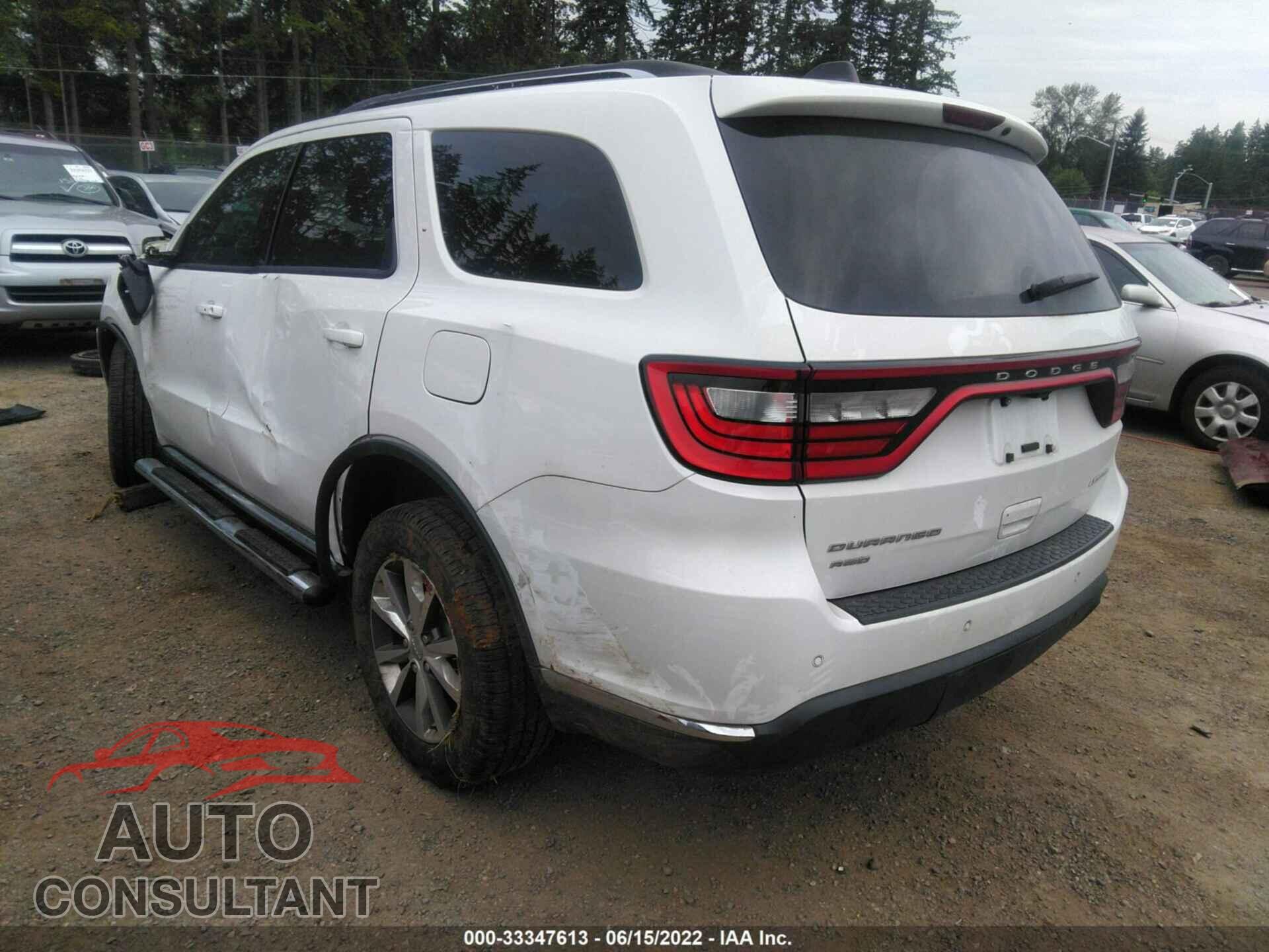 DODGE DURANGO 2016 - 1C4RDJDG8GC484971
