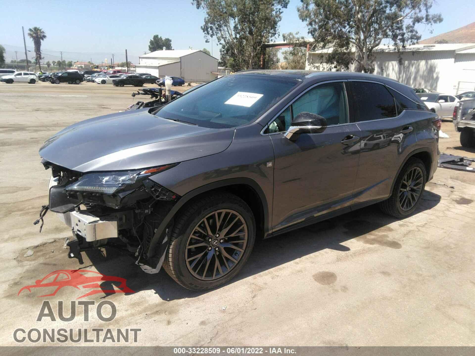 LEXUS RX 2017 - 2T2ZZMCAXHC042469