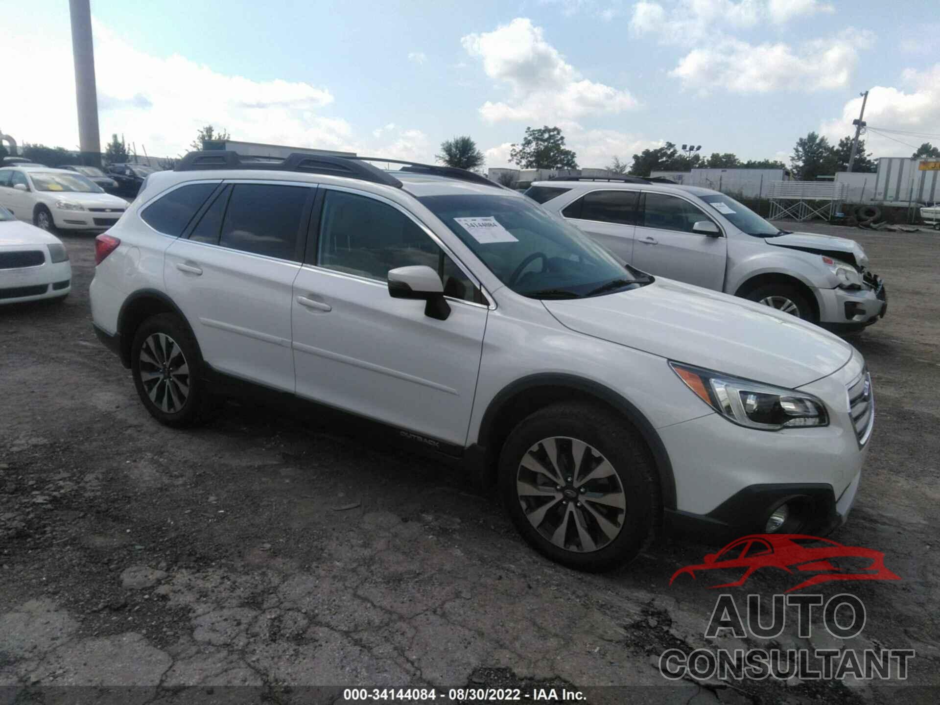 SUBARU OUTBACK 2016 - 4S4BSALC6G3220956