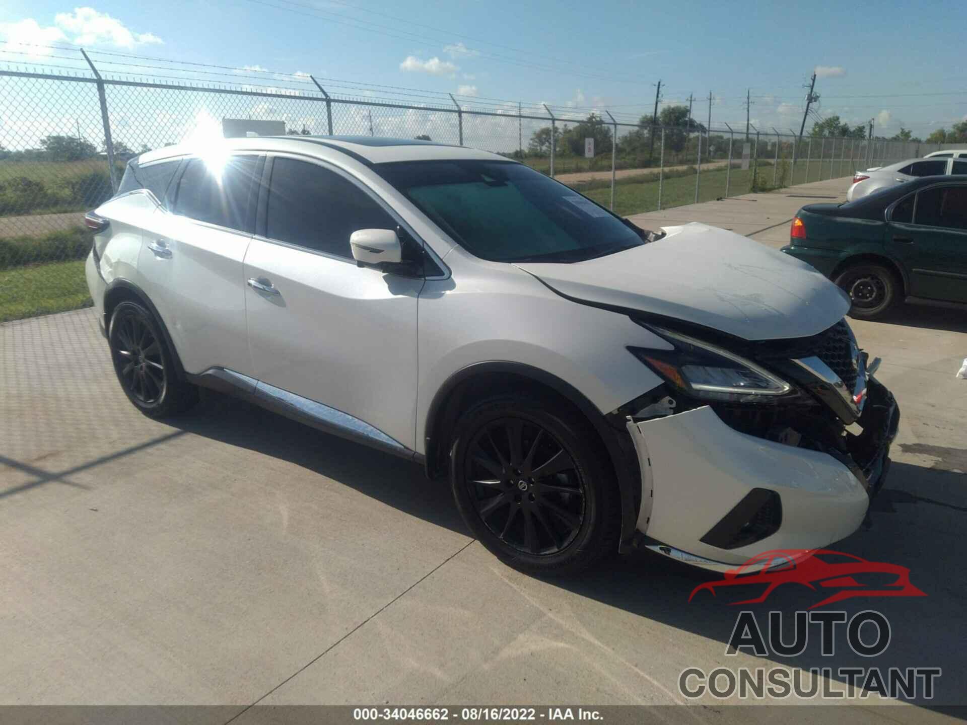 NISSAN MURANO 2021 - 5N1AZ2CJ9MC123127