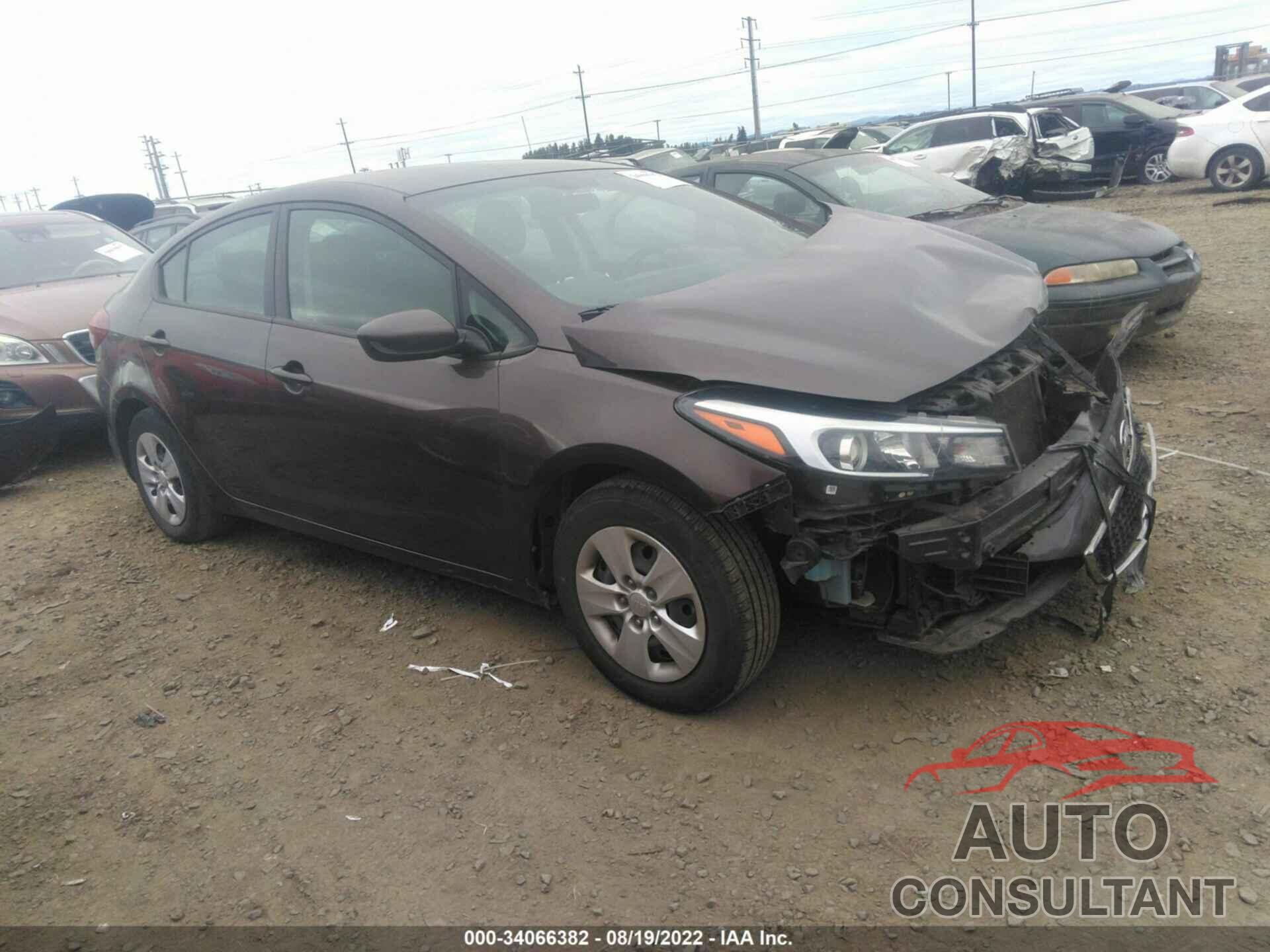 KIA FORTE 2017 - 3KPFL4A70HE066359