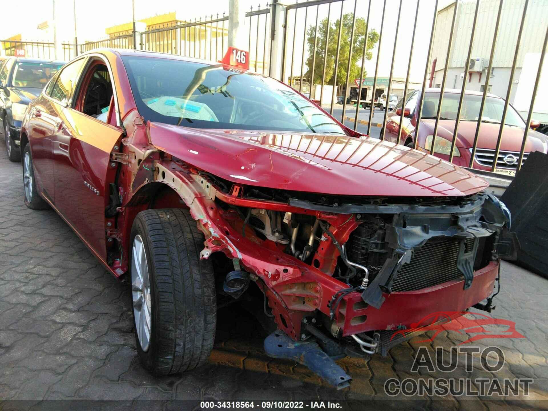 CHEVROLET MALIBU 2016 - 001ZE5ST1GF181171