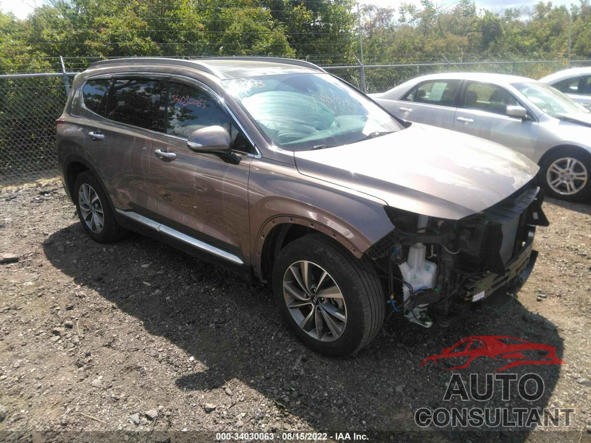 HYUNDAI SANTA FE 2019 - 5NMS5CAD8KH016656