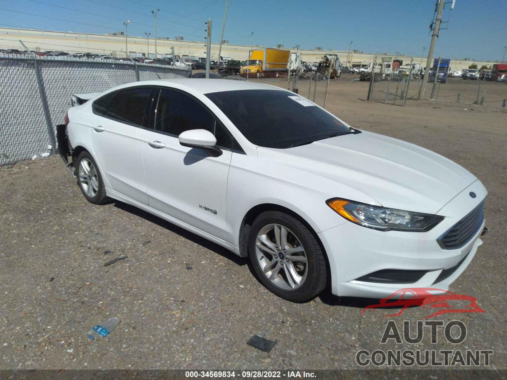 FORD FUSION HYBRID 2018 - 3FA6P0LU7JR141451