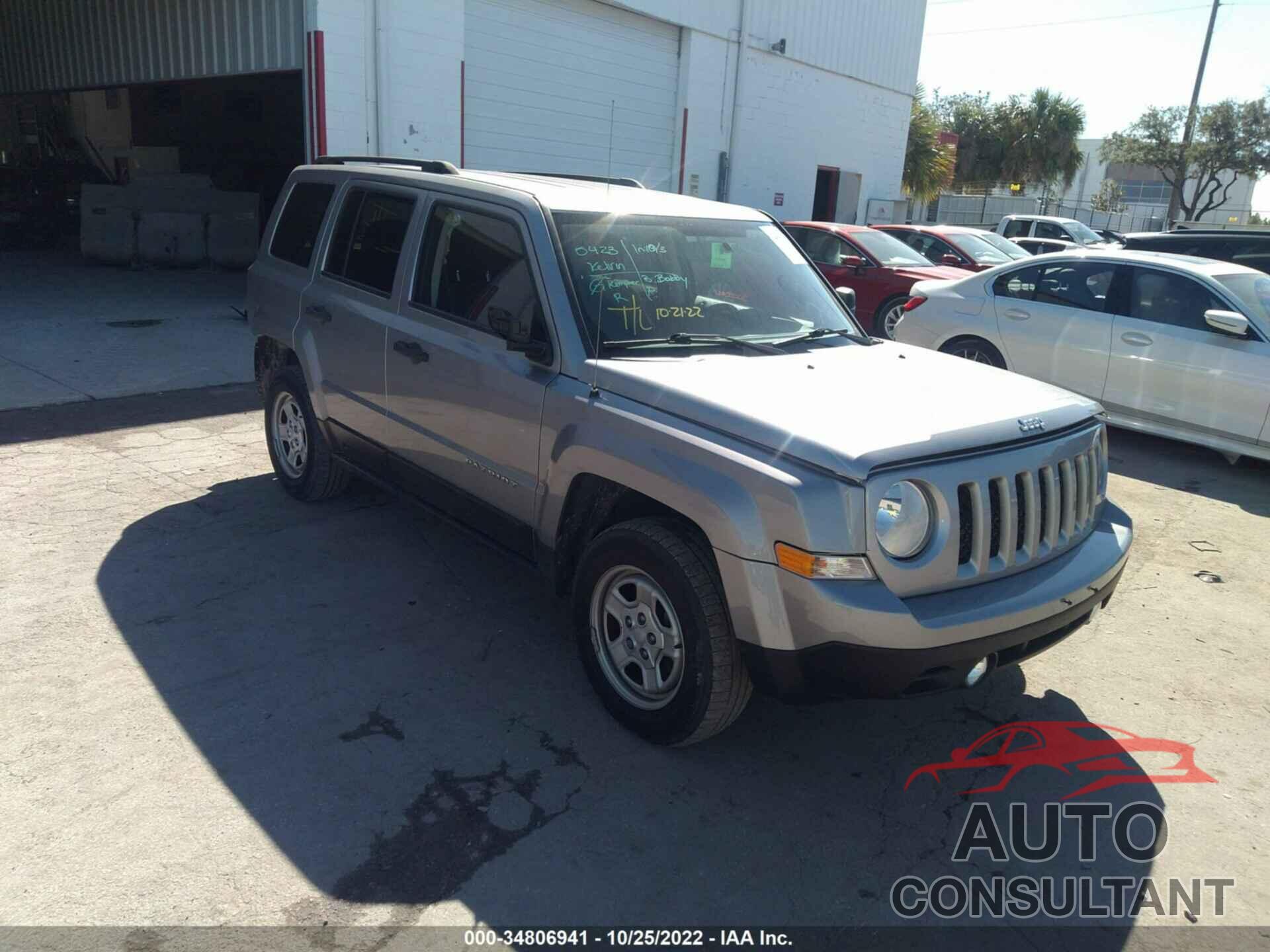 JEEP PATRIOT 2017 - 1C4NJRBB4HD190377