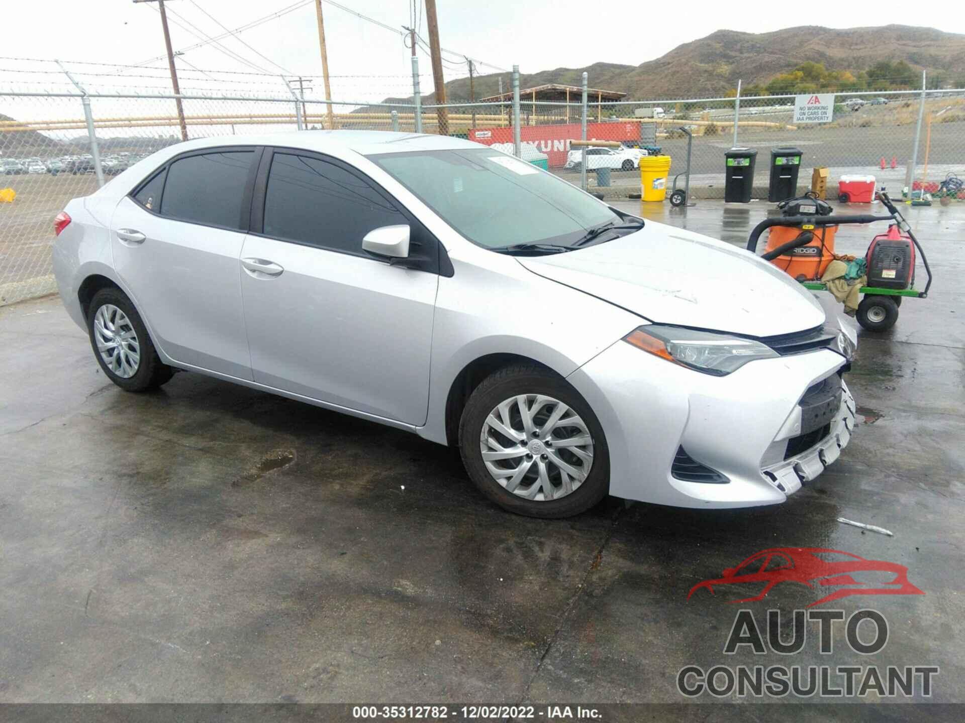TOYOTA COROLLA 2019 - 2T1BURHE2KC151318