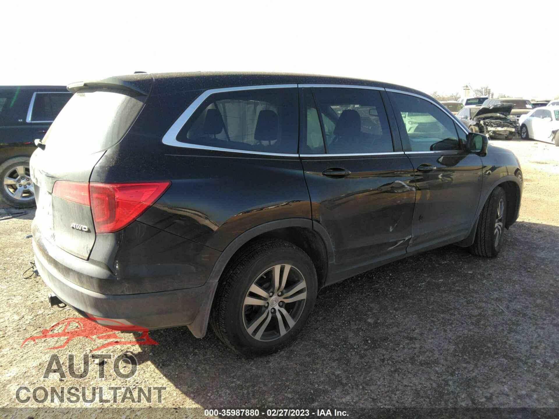 HONDA PILOT 2017 - 5FNYF6H84HB060925