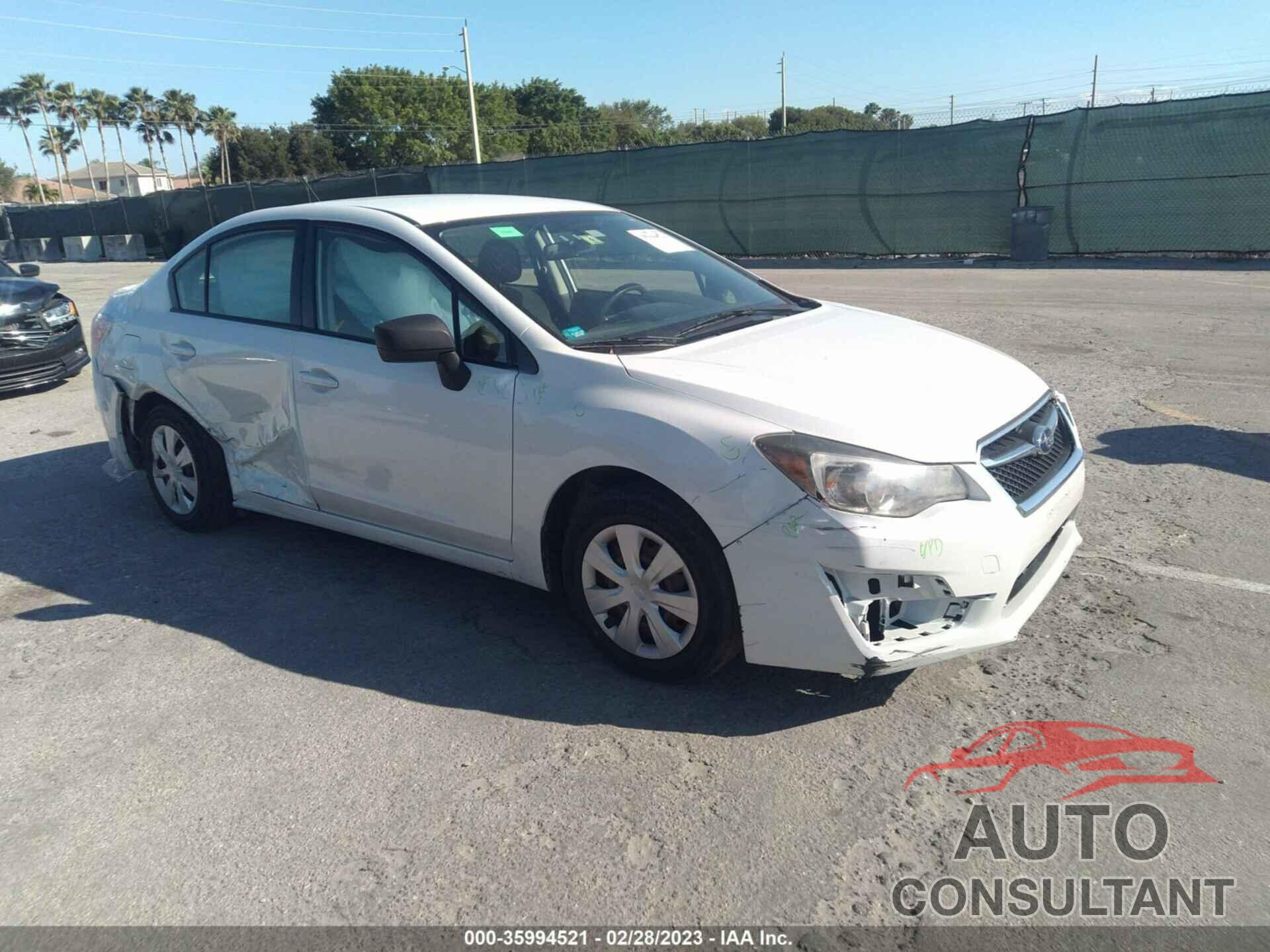 SUBARU IMPREZA SEDAN 2015 - JF1GJAA67FG006274