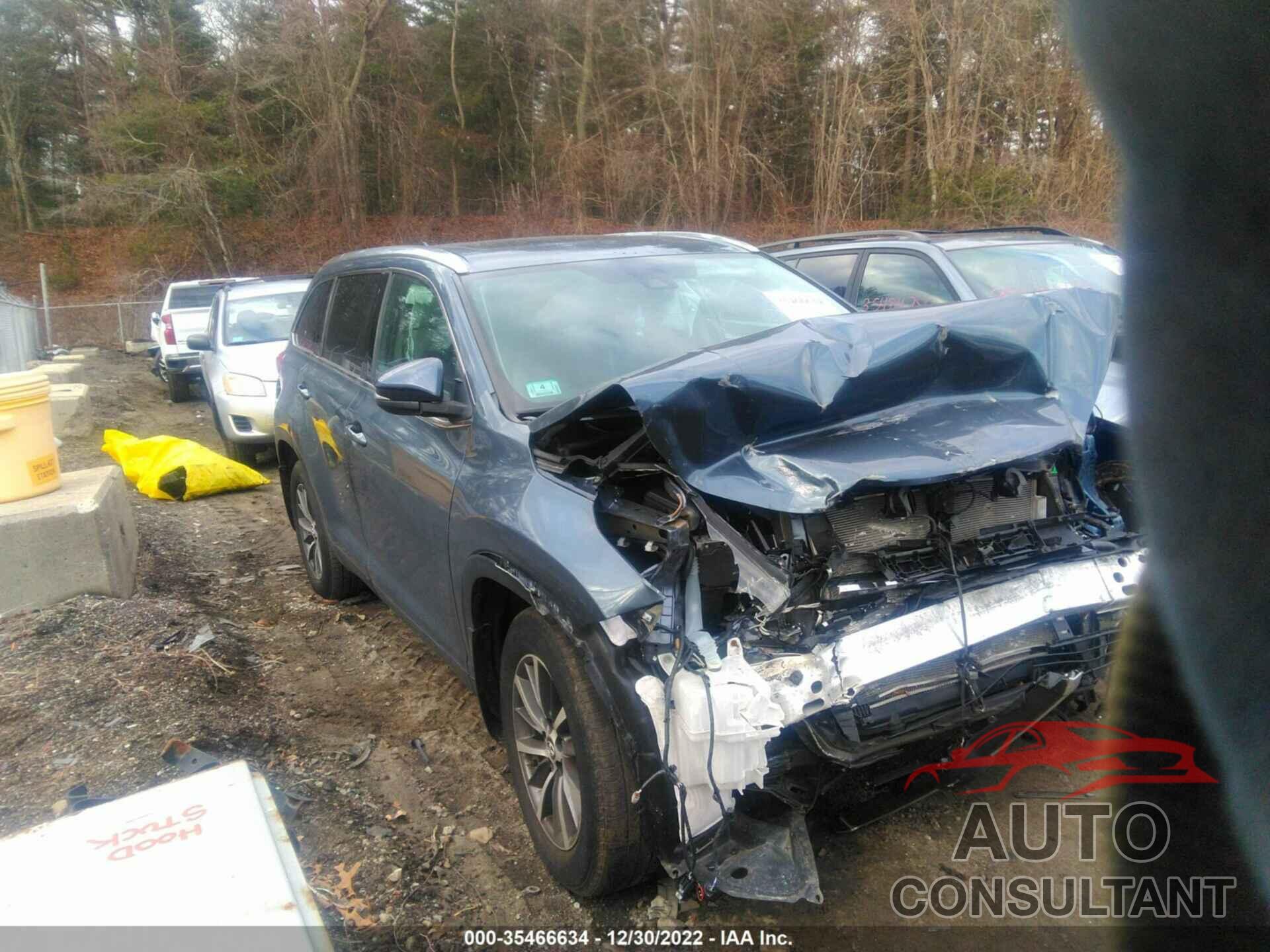 TOYOTA HIGHLANDER 2019 - 5TDJZRFH4KS959011