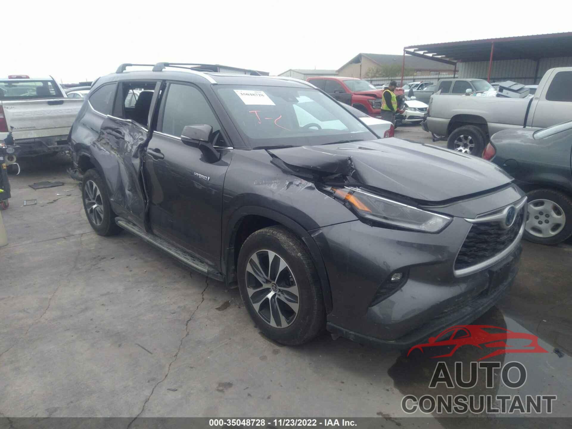 TOYOTA HIGHLANDER 2021 - 5TDGARAH7MS012203