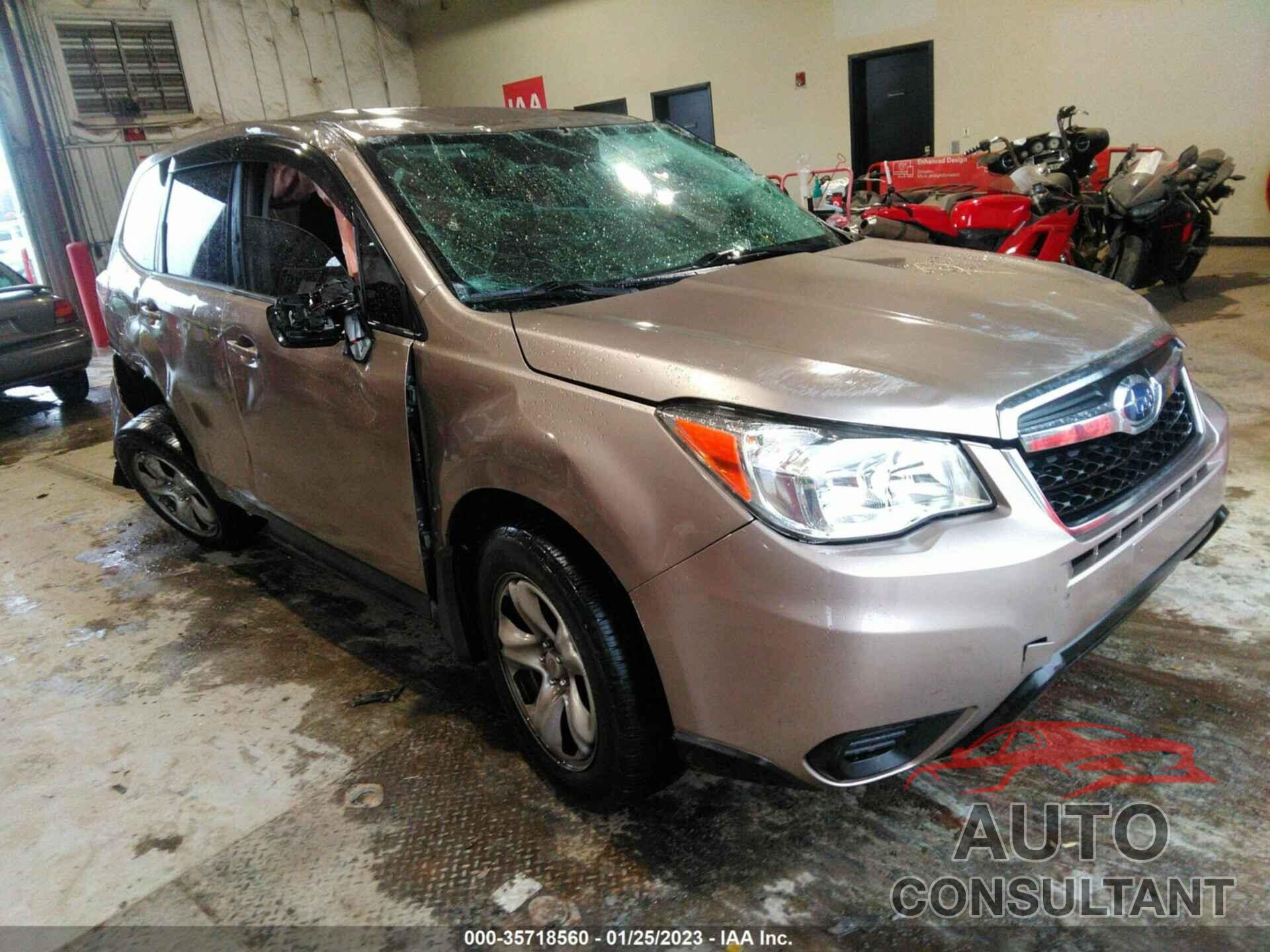 SUBARU FORESTER 2016 - JF2SJAAC9GG467814