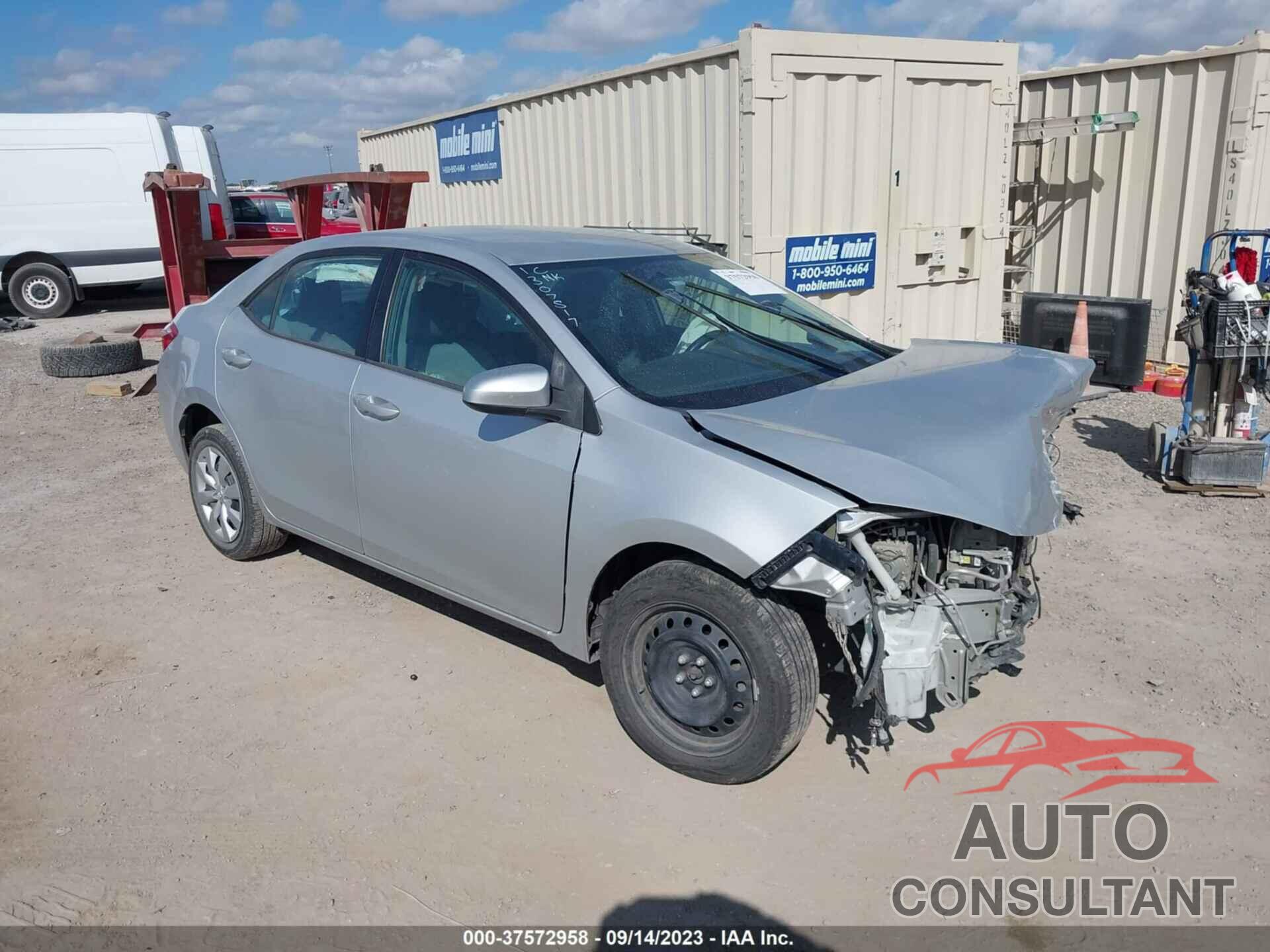TOYOTA COROLLA 2016 - 5YFBURHE9GP478242