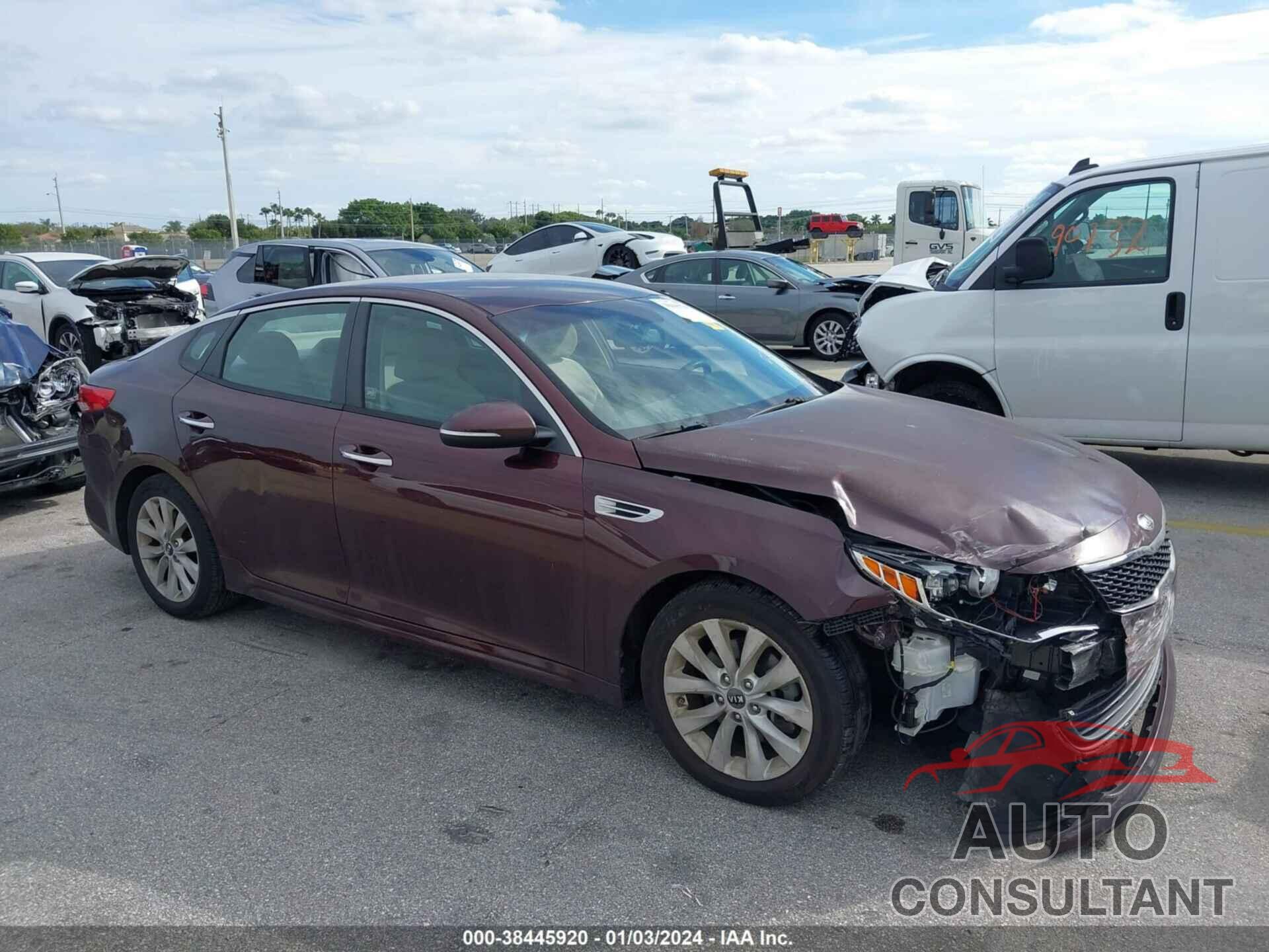 KIA OPTIMA 2016 - 5XXGT4L38GG015714