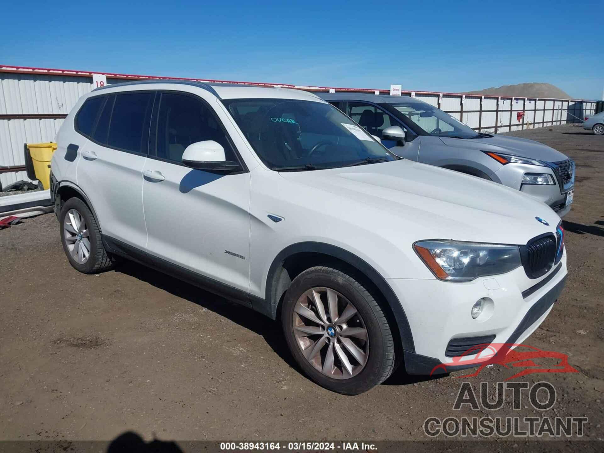 BMW X3 2016 - 5UXWX9C53G0D67245