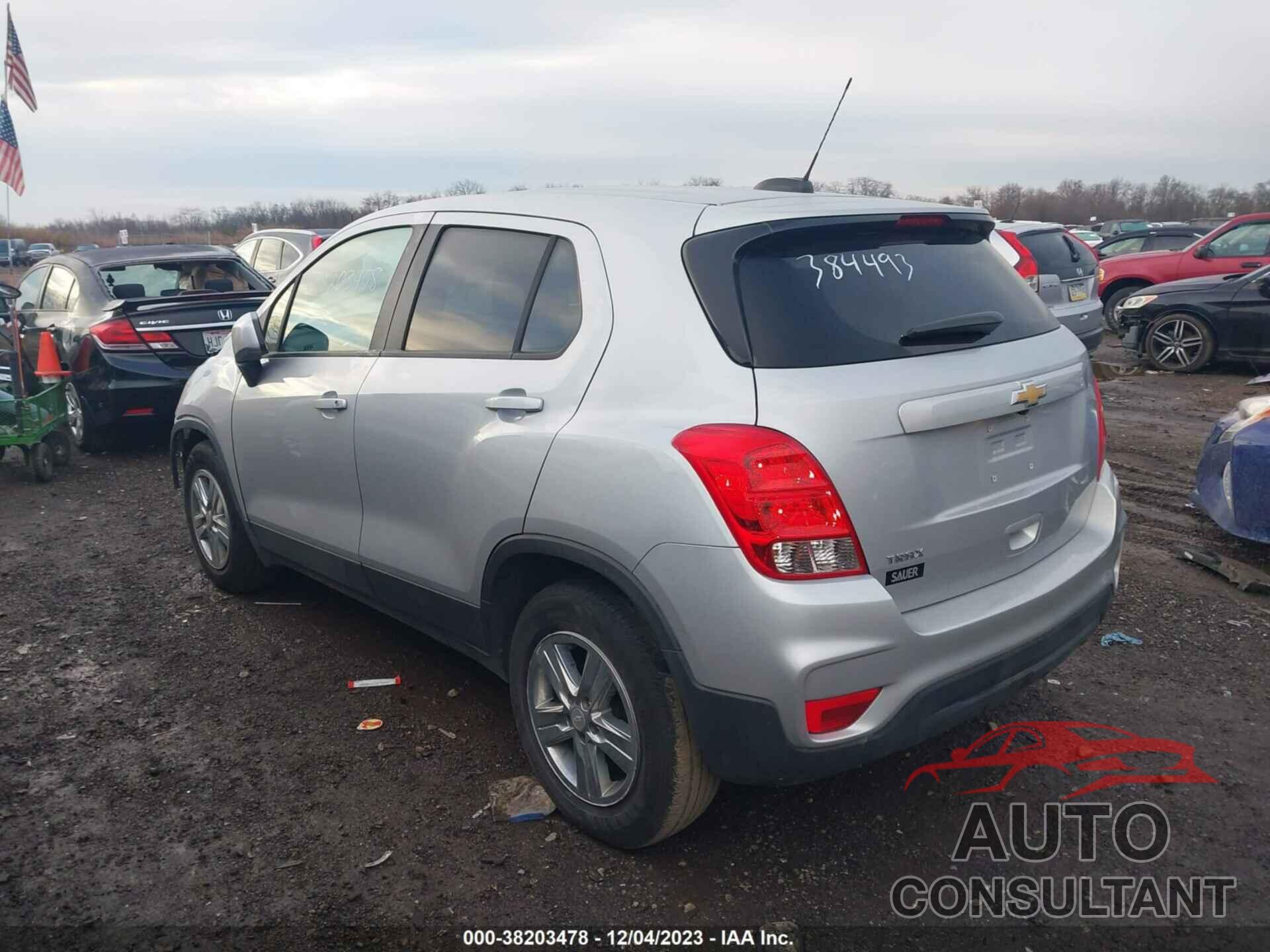 CHEVROLET TRAX 2019 - 3GNCJKSB2KL384493