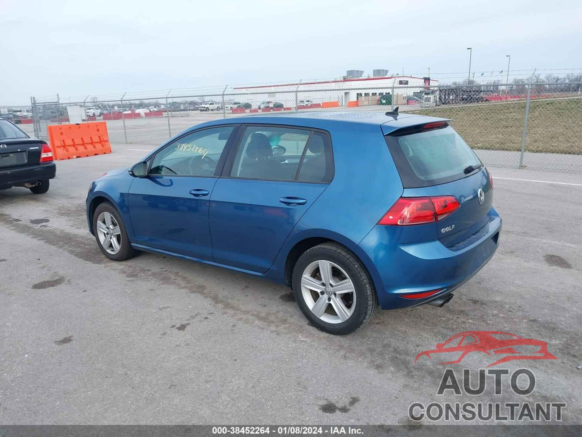 VOLKSWAGEN GOLF 2017 - 3VW217AU0HM017015