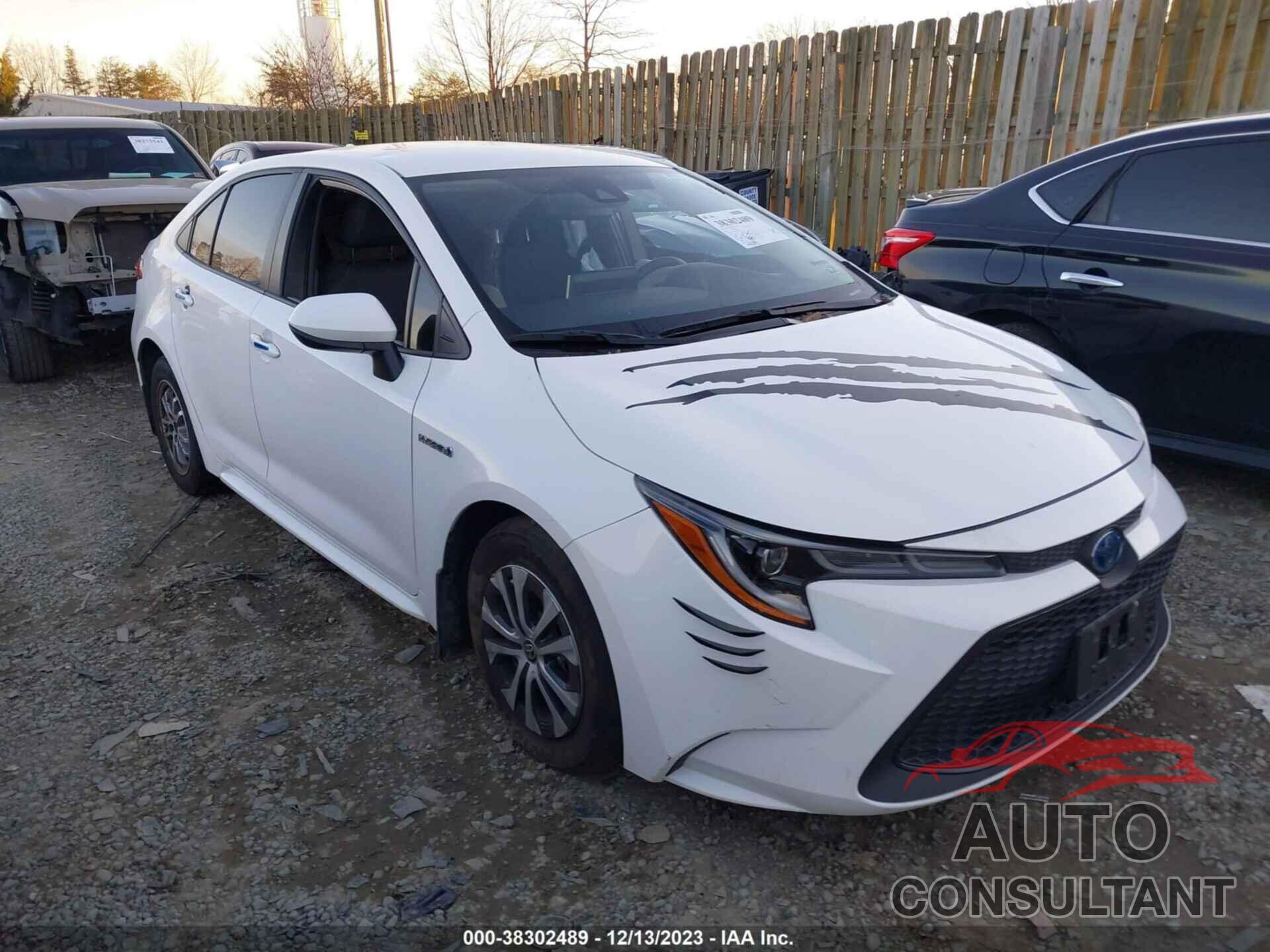 TOYOTA COROLLA 2021 - JTDEAMDE4MJ016119