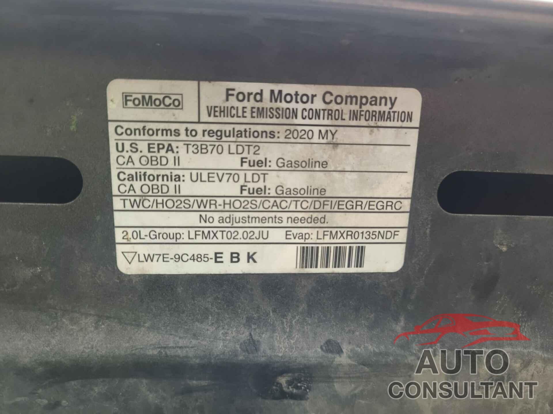 FORD EDGE 2020 - 2FMPK4K90LBA61052