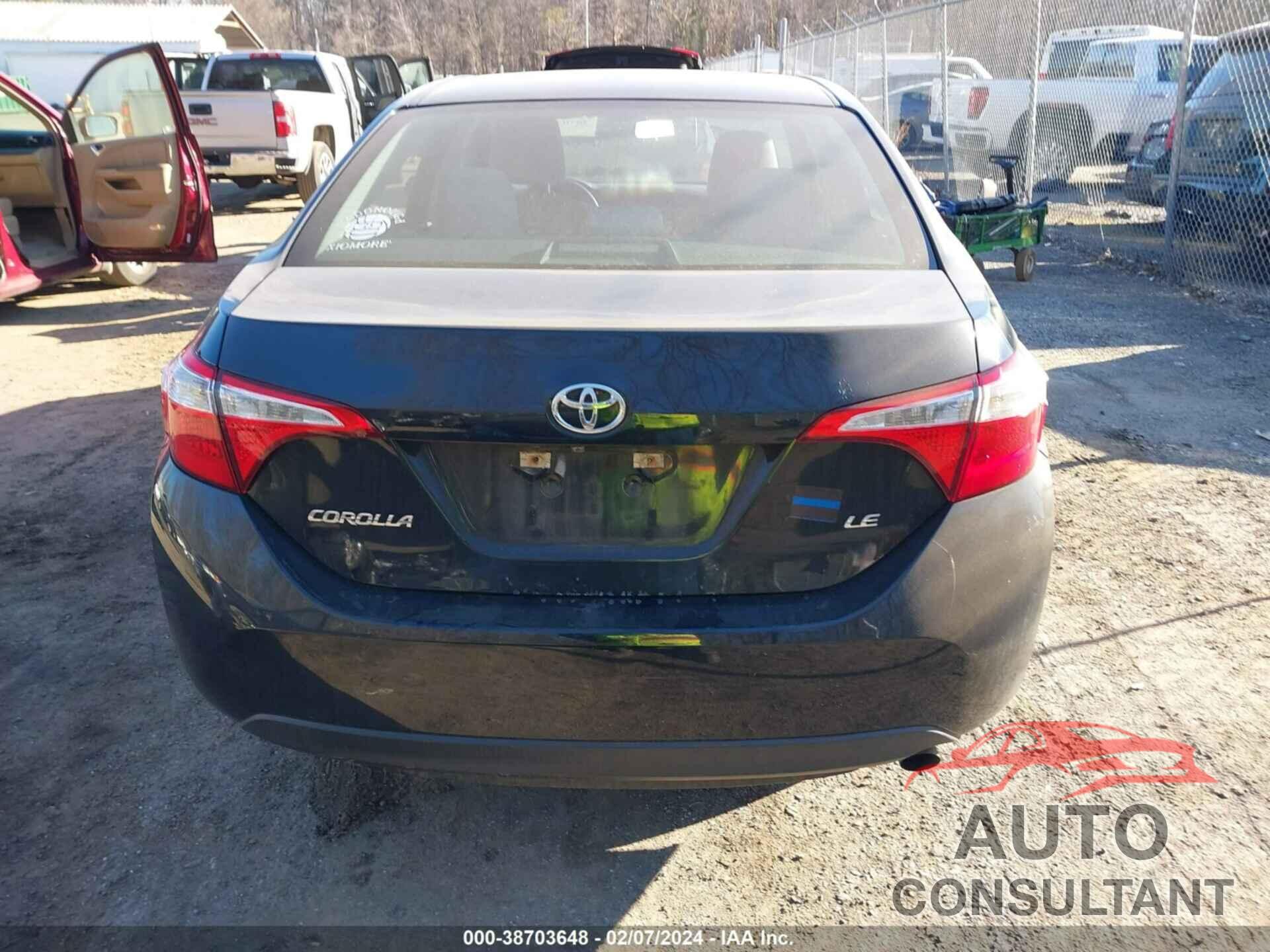 TOYOTA COROLLA 2016 - 5YFBURHE2GP507886