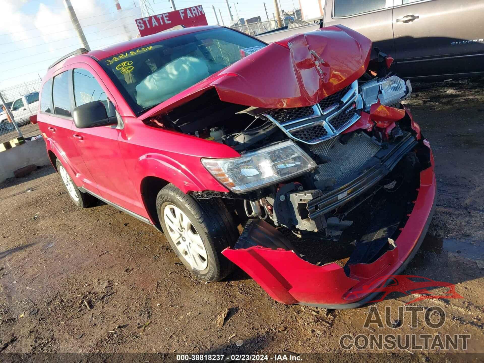 DODGE JOURNEY 2016 - 3C4PDCAB8GT218415