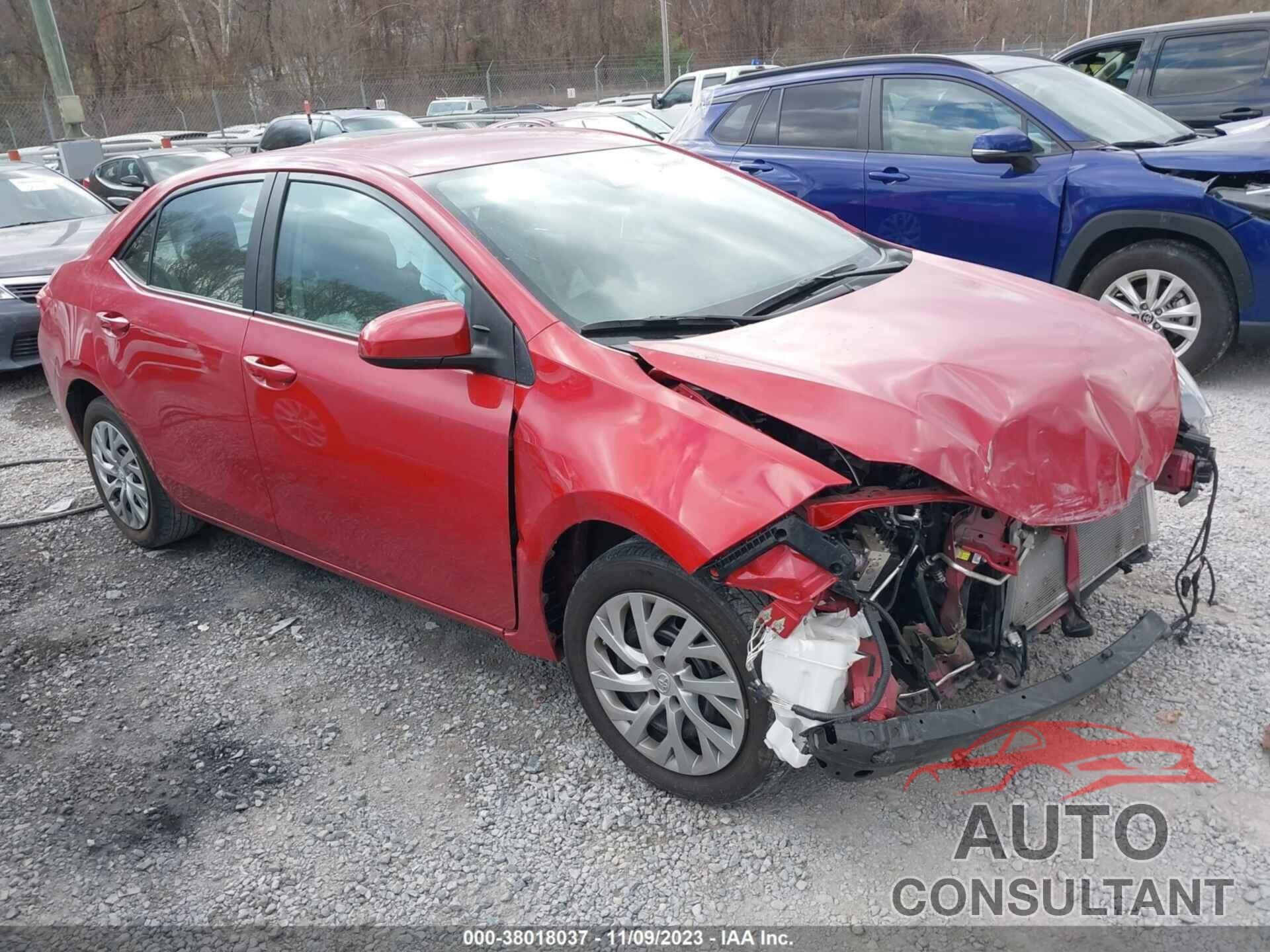 TOYOTA COROLLA 2017 - 2T1BURHE2HC803427