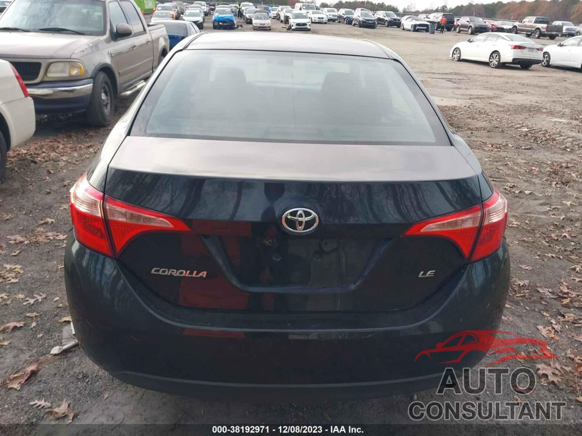 TOYOTA COROLLA 2019 - 2T1BURHEXKC177228