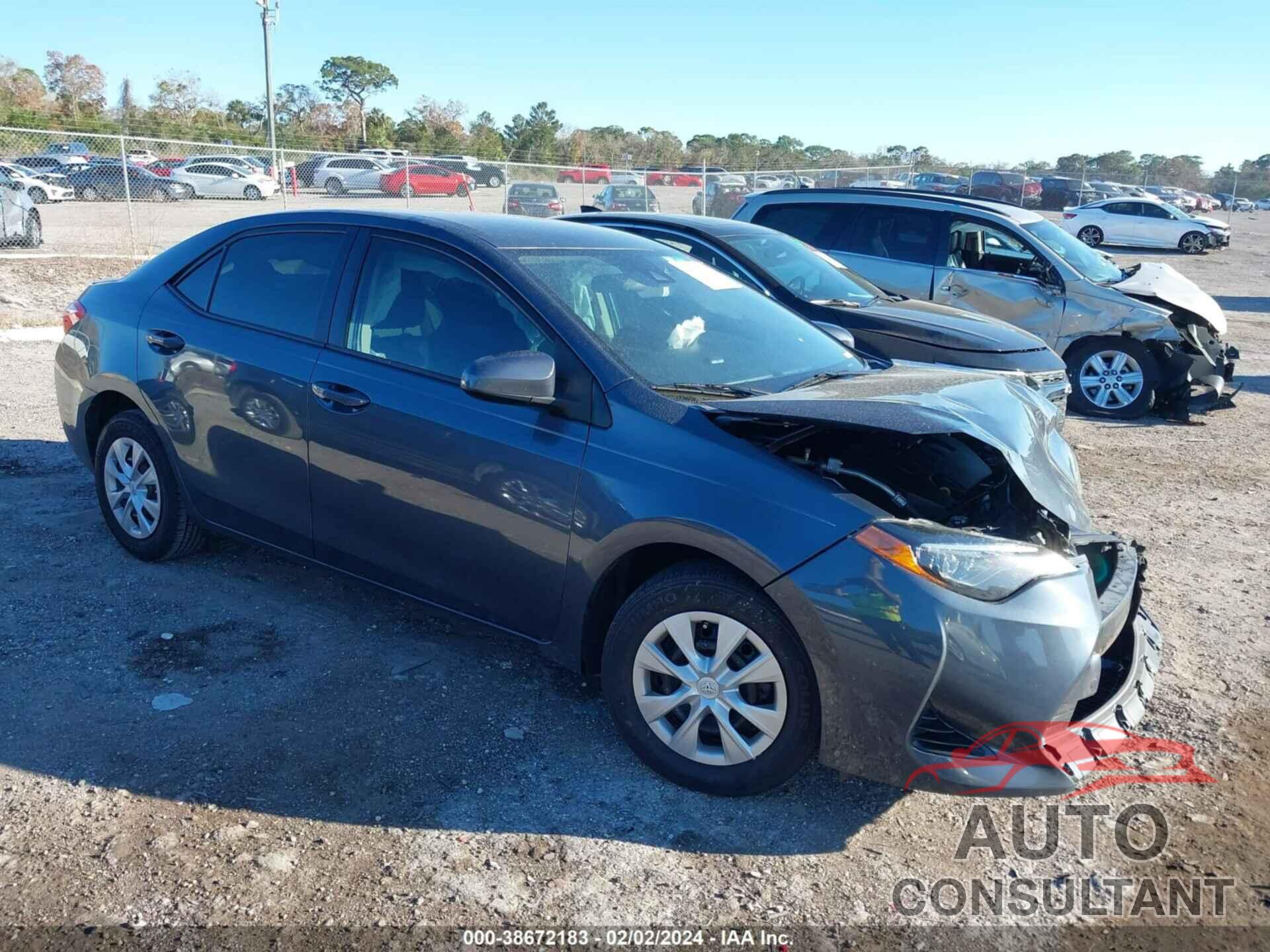 TOYOTA COROLLA 2018 - 5YFBPRHE7JP831589