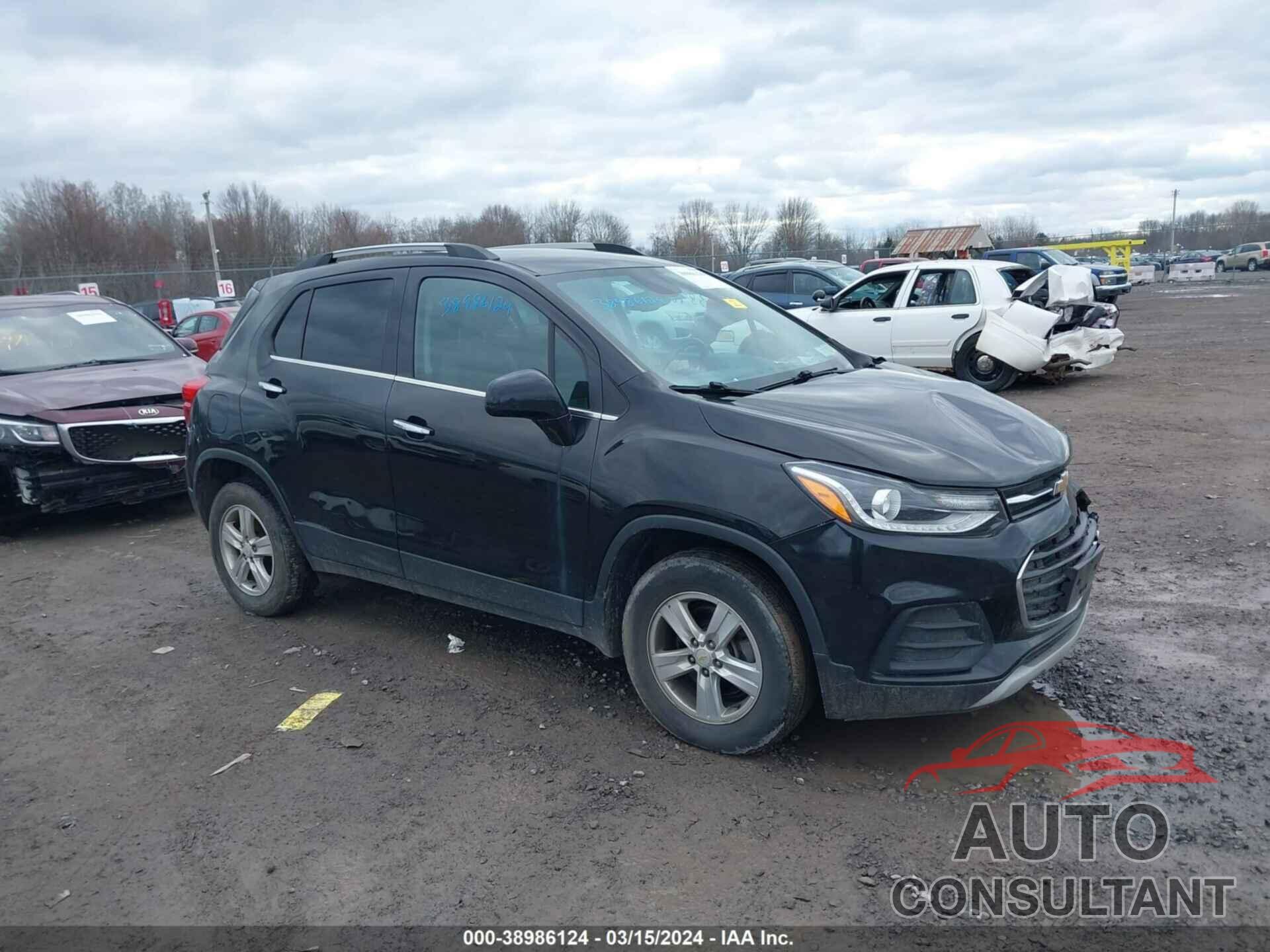 CHEVROLET TRAX 2019 - KL7CJPSB3KB835192