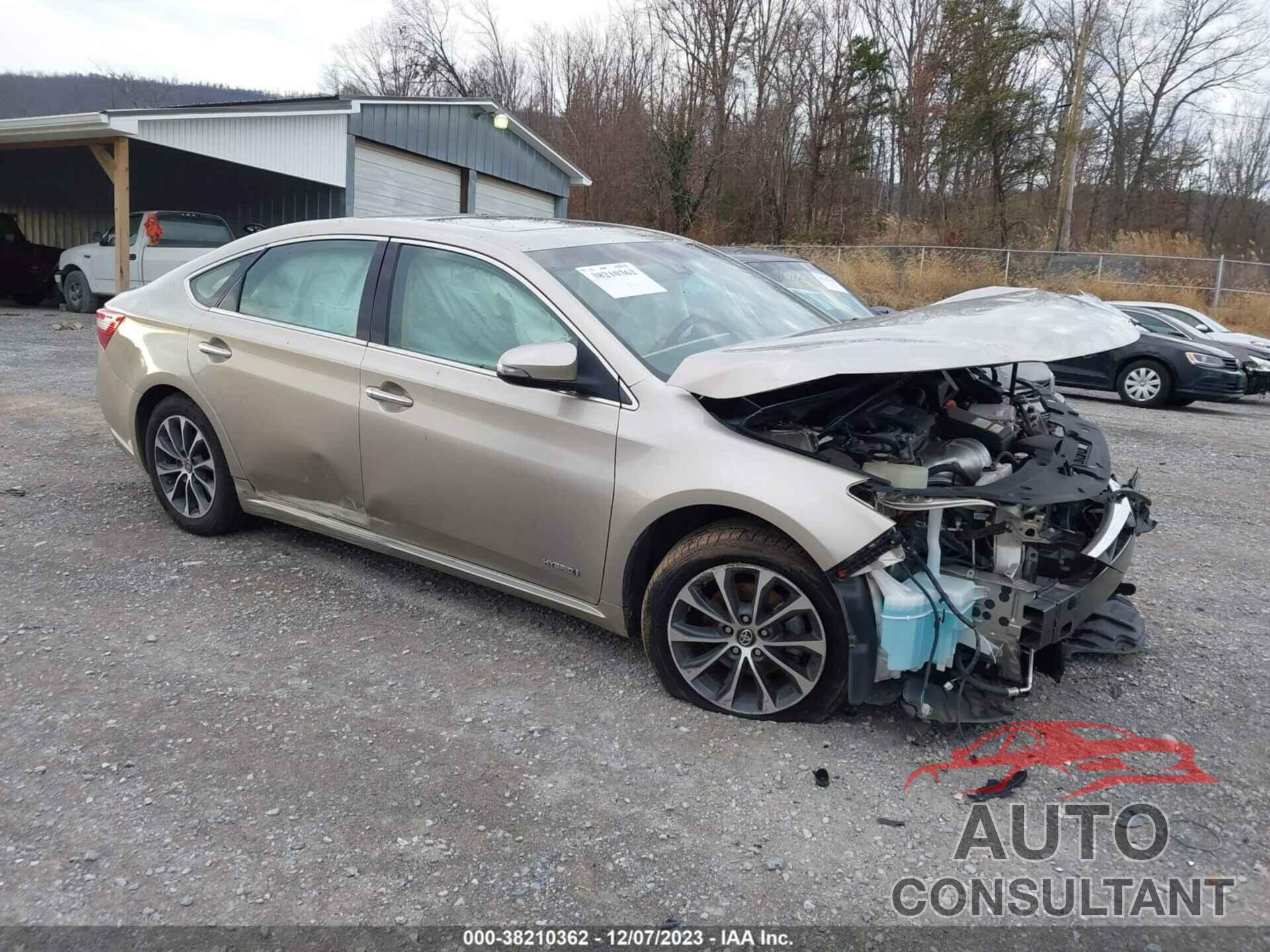 TOYOTA AVALON HYBRID 2018 - 4T1BD1EBXJU062279