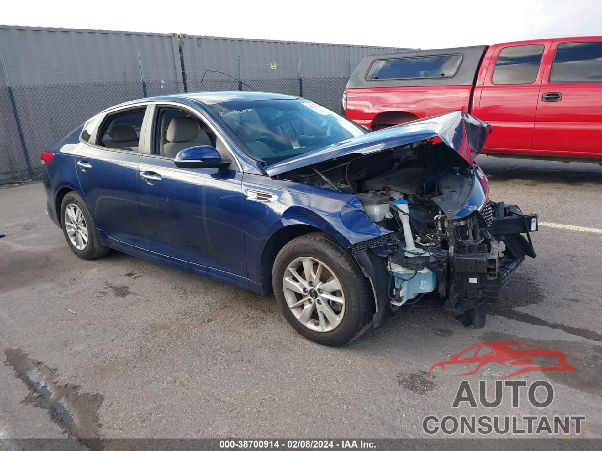 KIA OPTIMA 2017 - 5XXGT4L30HG149604