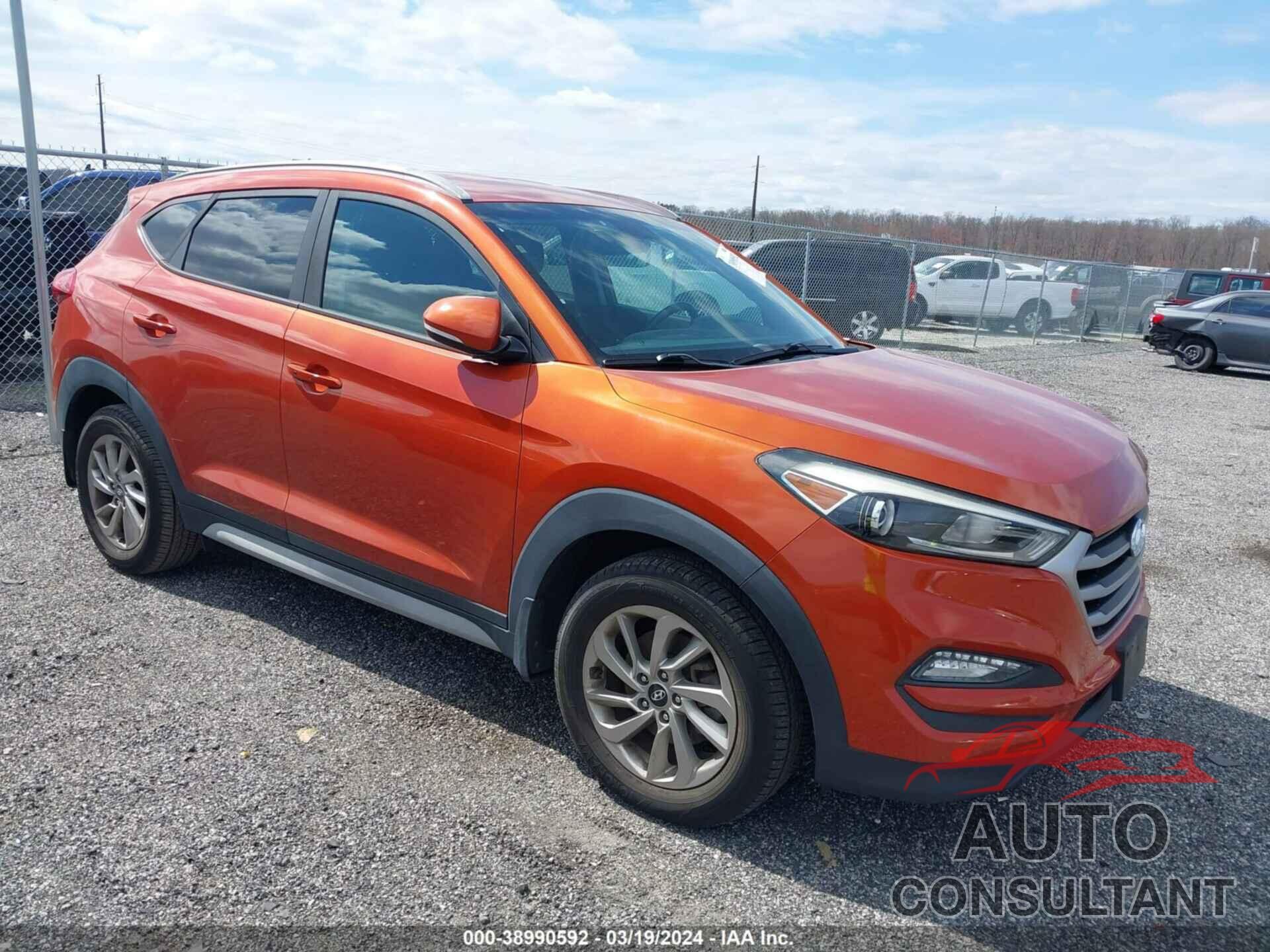 HYUNDAI TUCSON 2017 - KM8J3CA48HU421107