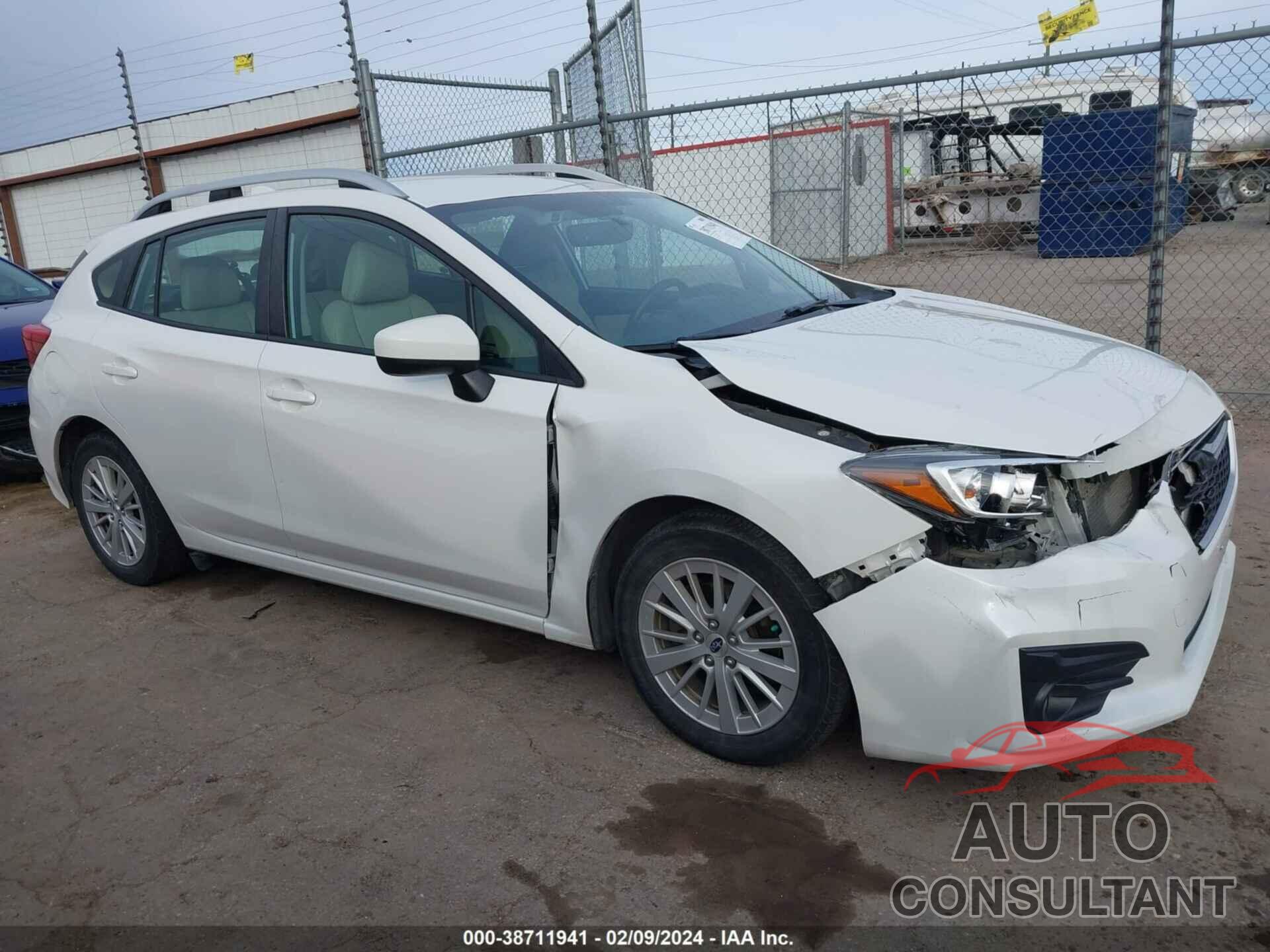 SUBARU IMPREZA 2017 - 4S3GTAD68H3725219