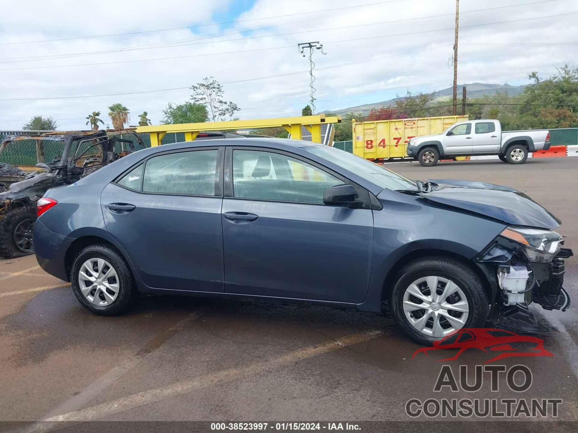 TOYOTA COROLLA 2016 - 5YFBURHE7GP514526