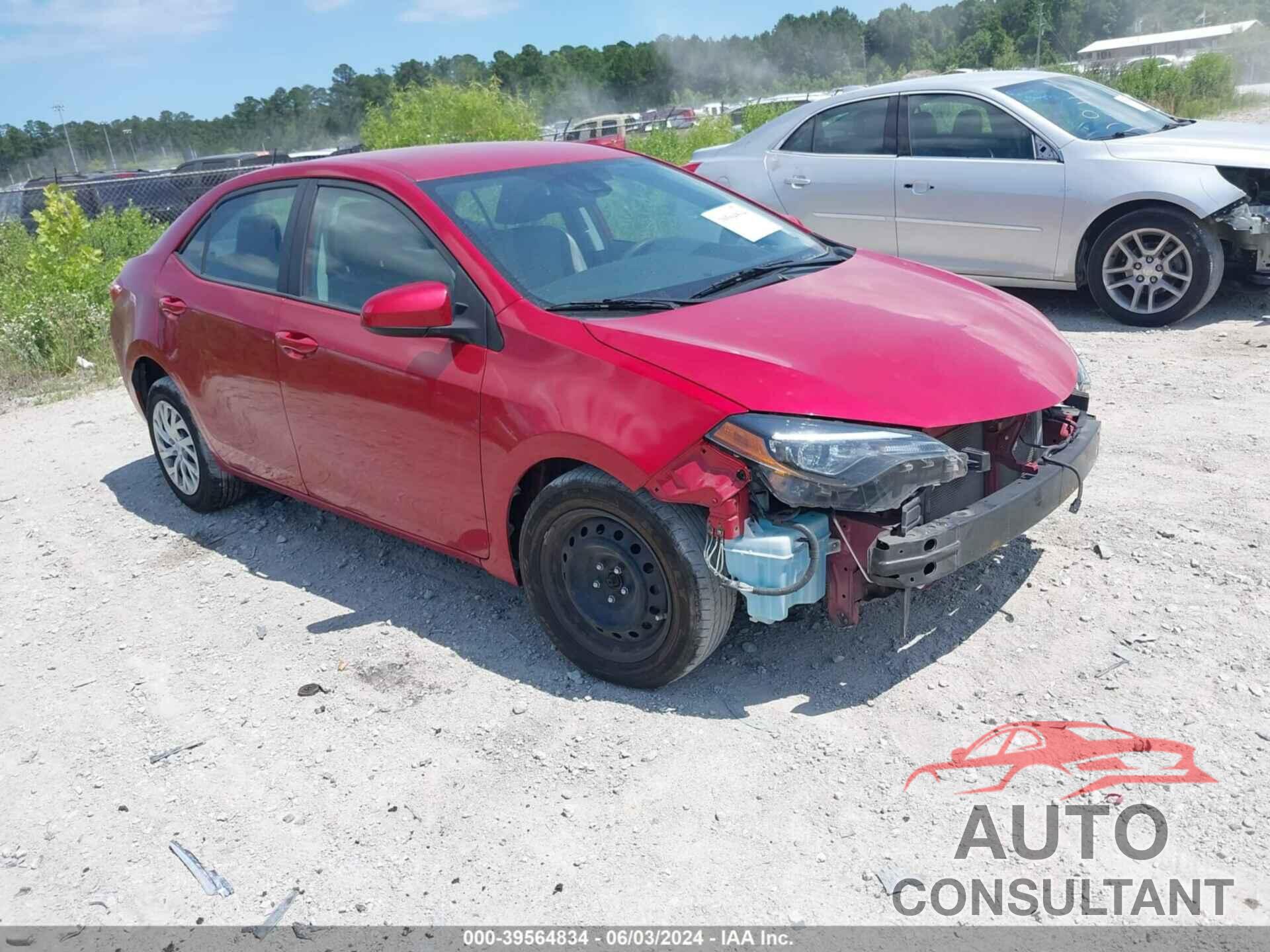 TOYOTA COROLLA 2019 - 2T1BURHE6KC221404