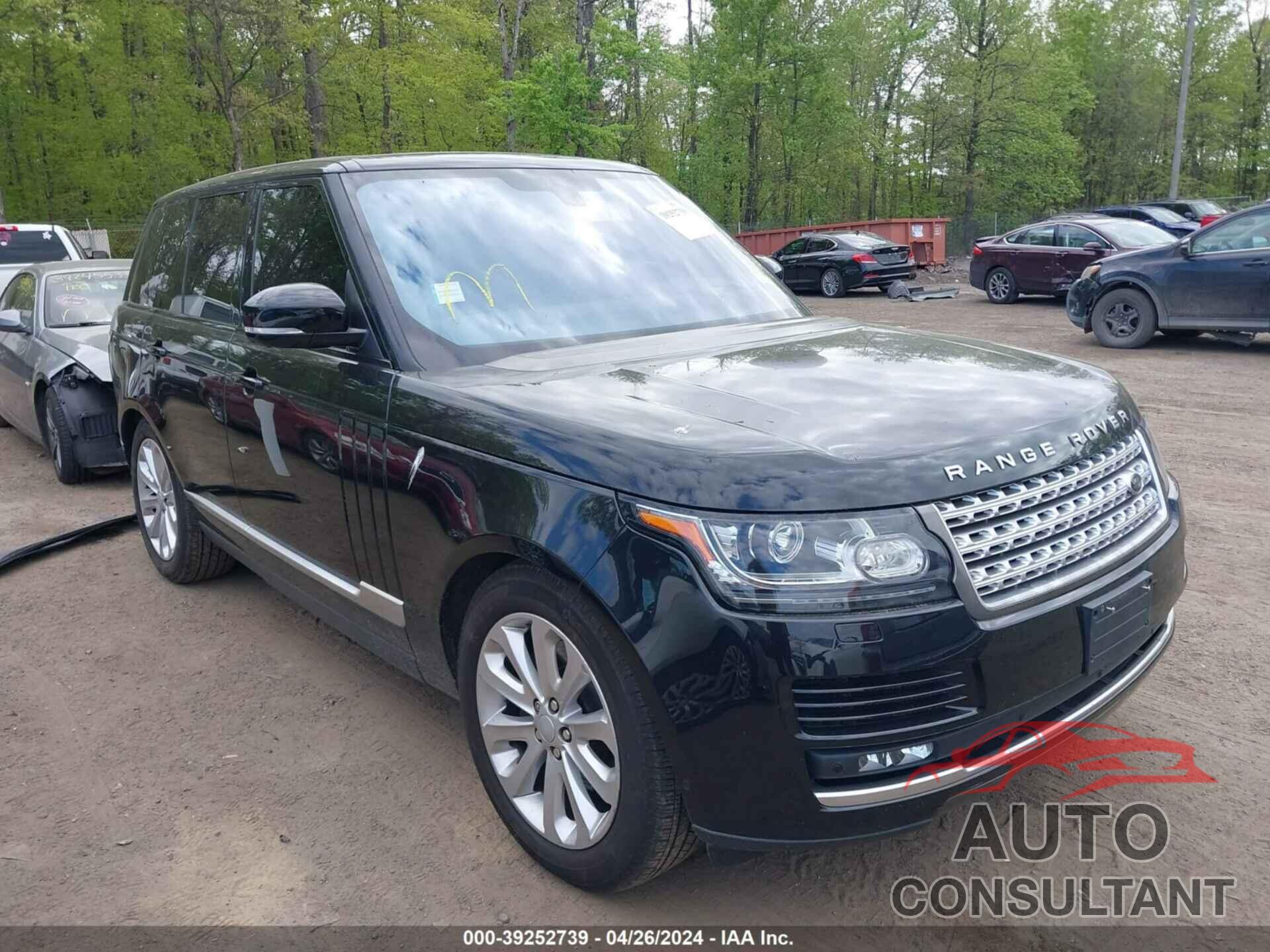 LAND ROVER RANGE ROVER 2016 - SALGS2KF0GA292039