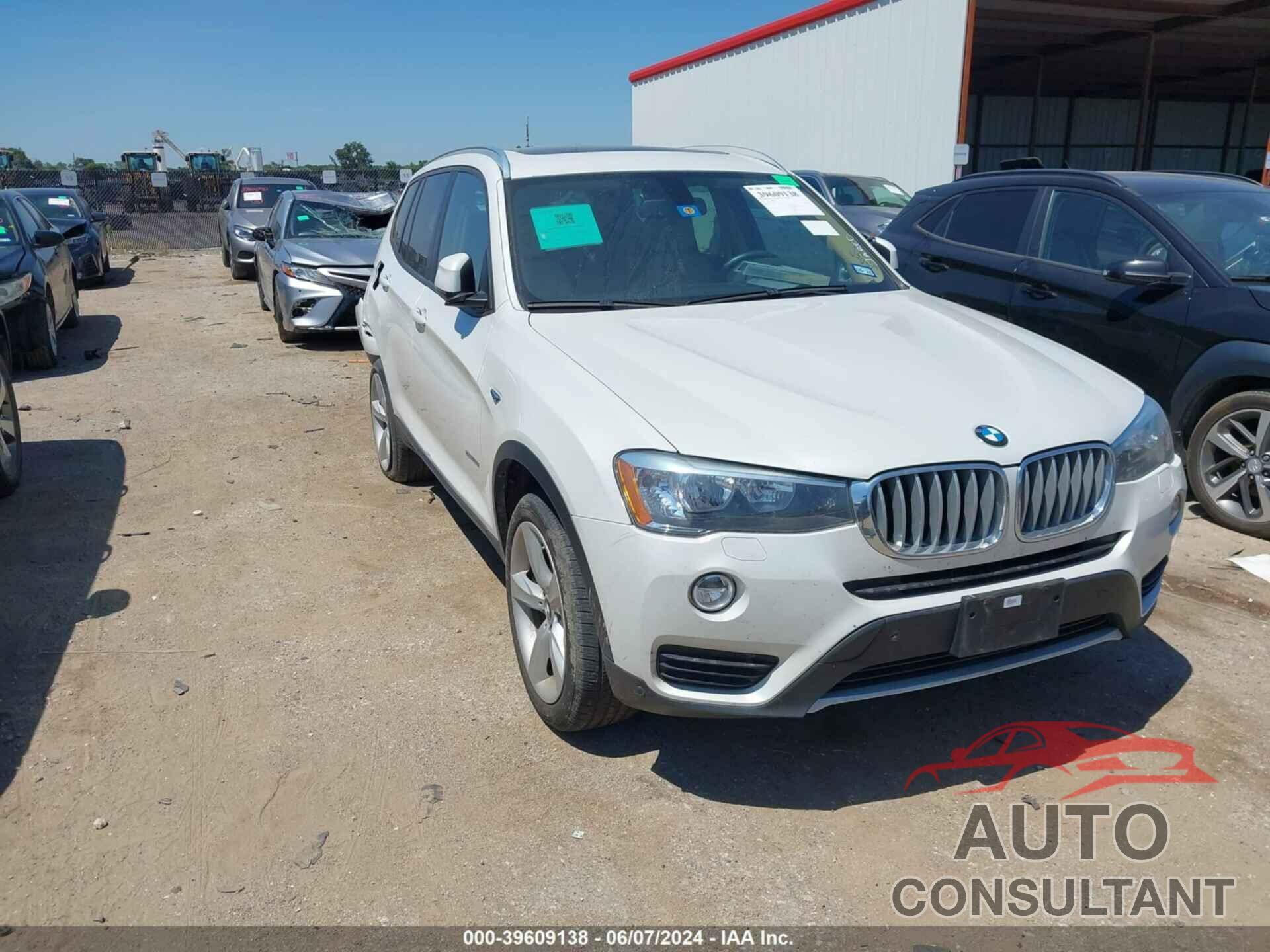 BMW X3 2017 - 5UXWZ7C37H0X39617