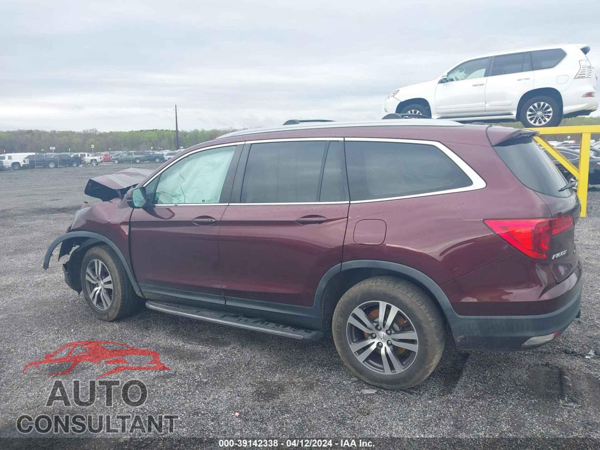 HONDA PILOT 2017 - 5FNYF6H52HB044275